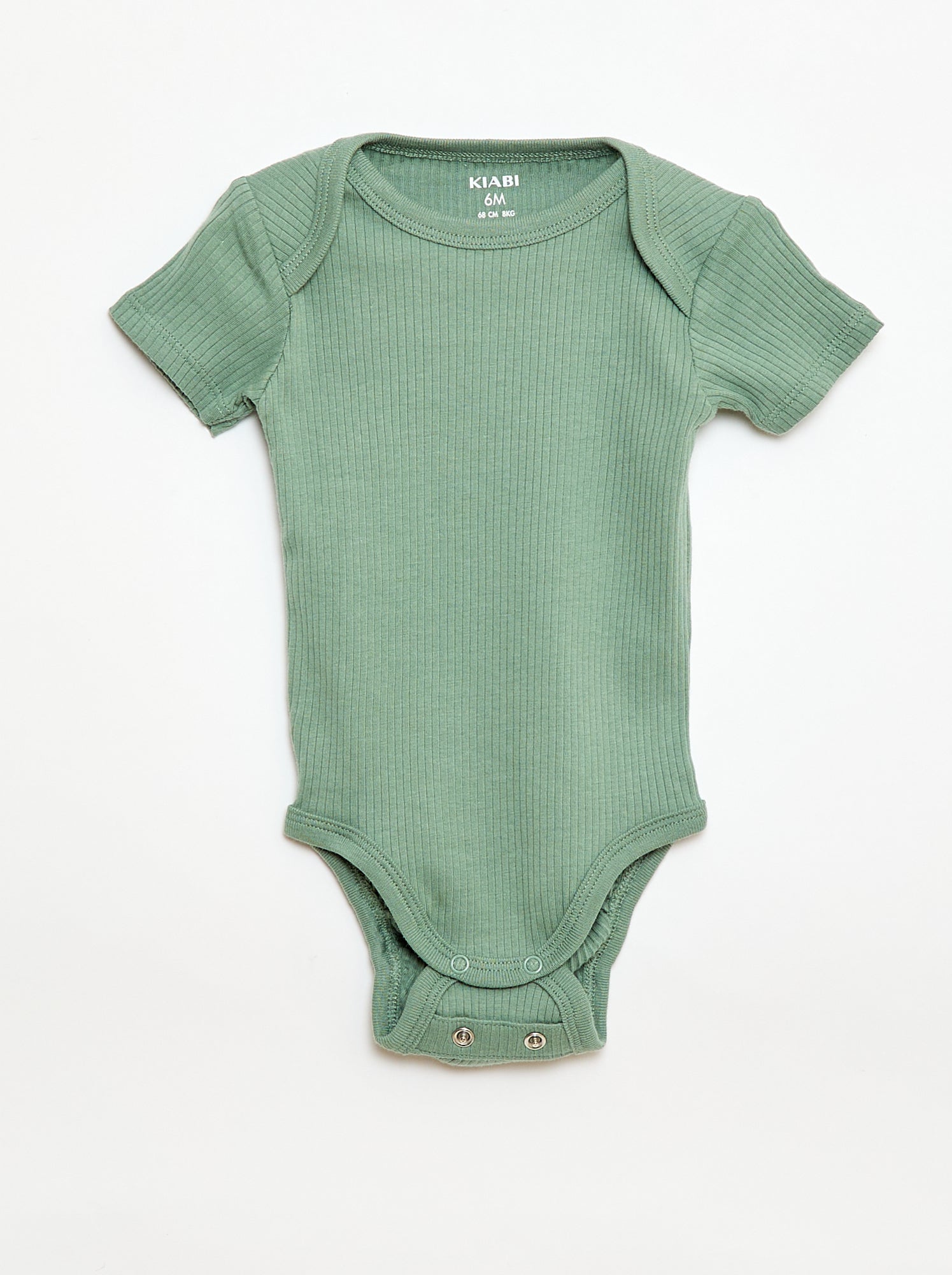 Bodies évolutif en maille unie - Lot de 3 - Vert
