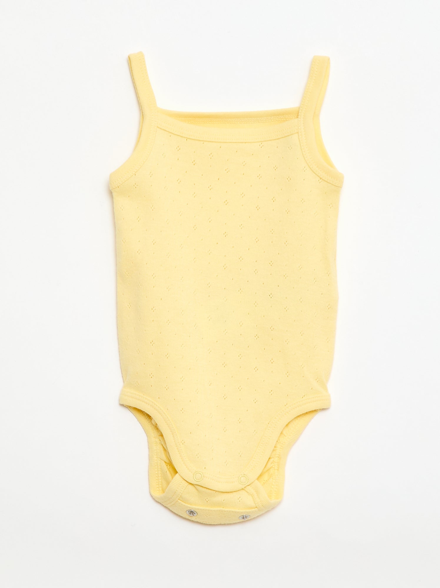 Bodies évolutifs à bretelles - lot de 3 - Jaune