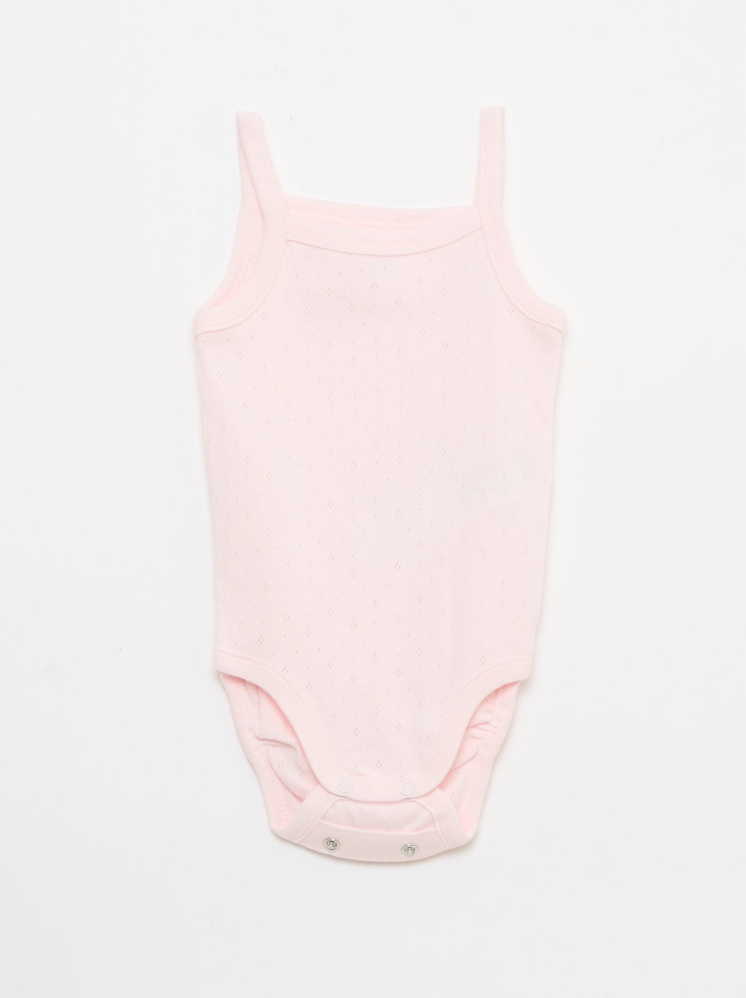 Bodies évolutifs à bretelles - lot de 3 - Rose (CPW62_3)