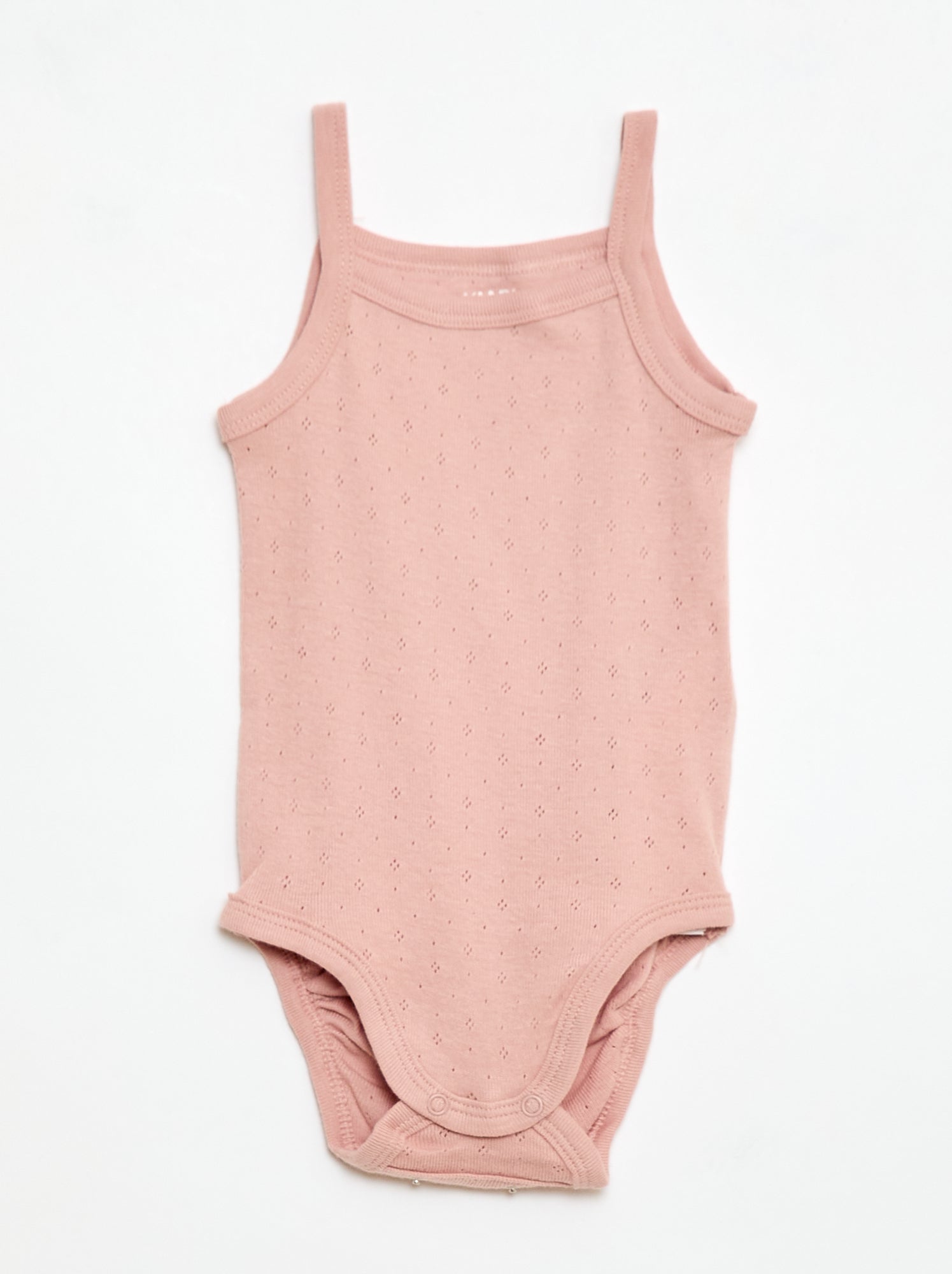 Bodies évolutifs à bretelles - lot de 3 - Rose (CPW62_4)