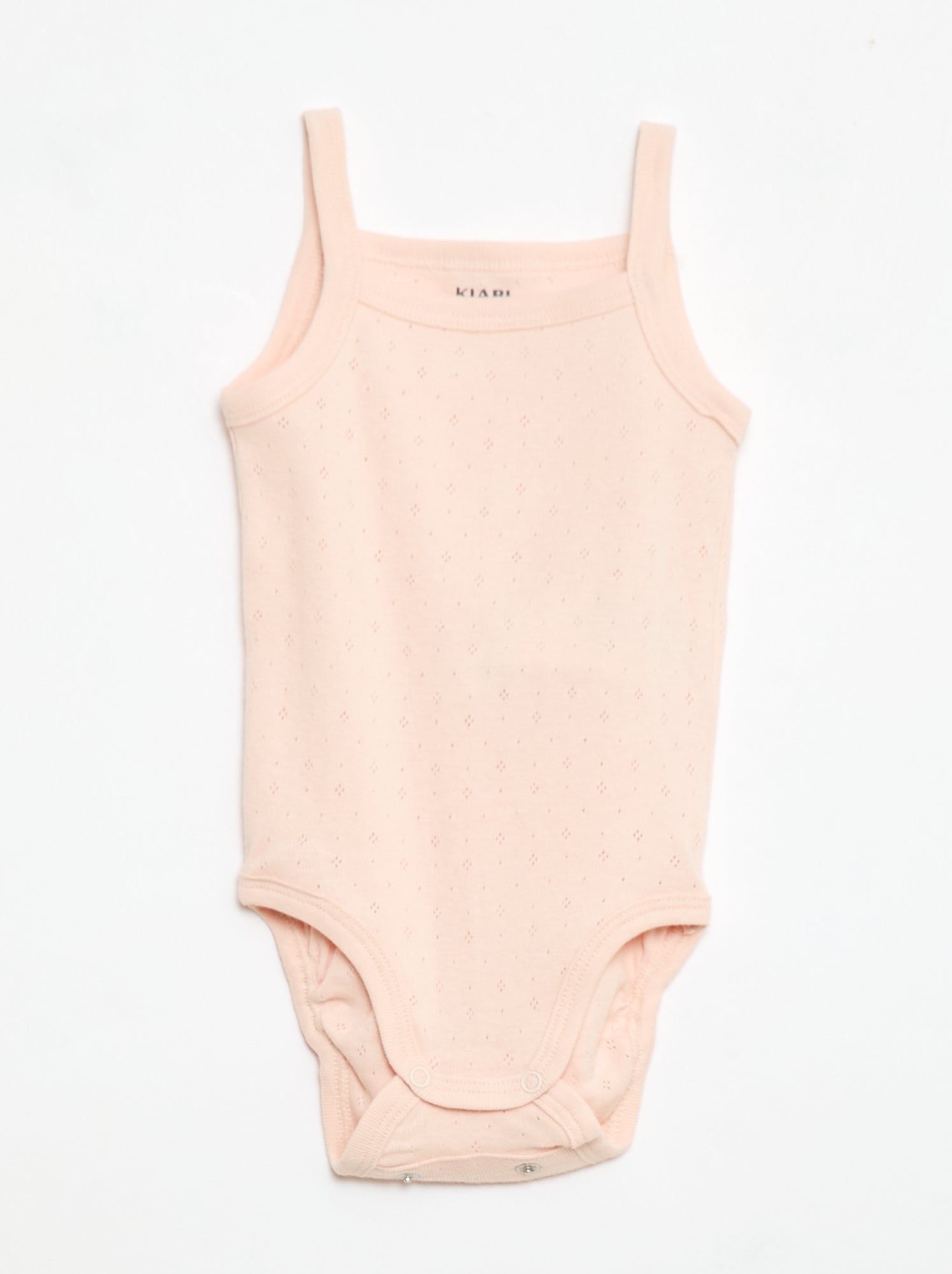 Bodies évolutifs à bretelles - lot de 3 - Rose (CPW62_4)