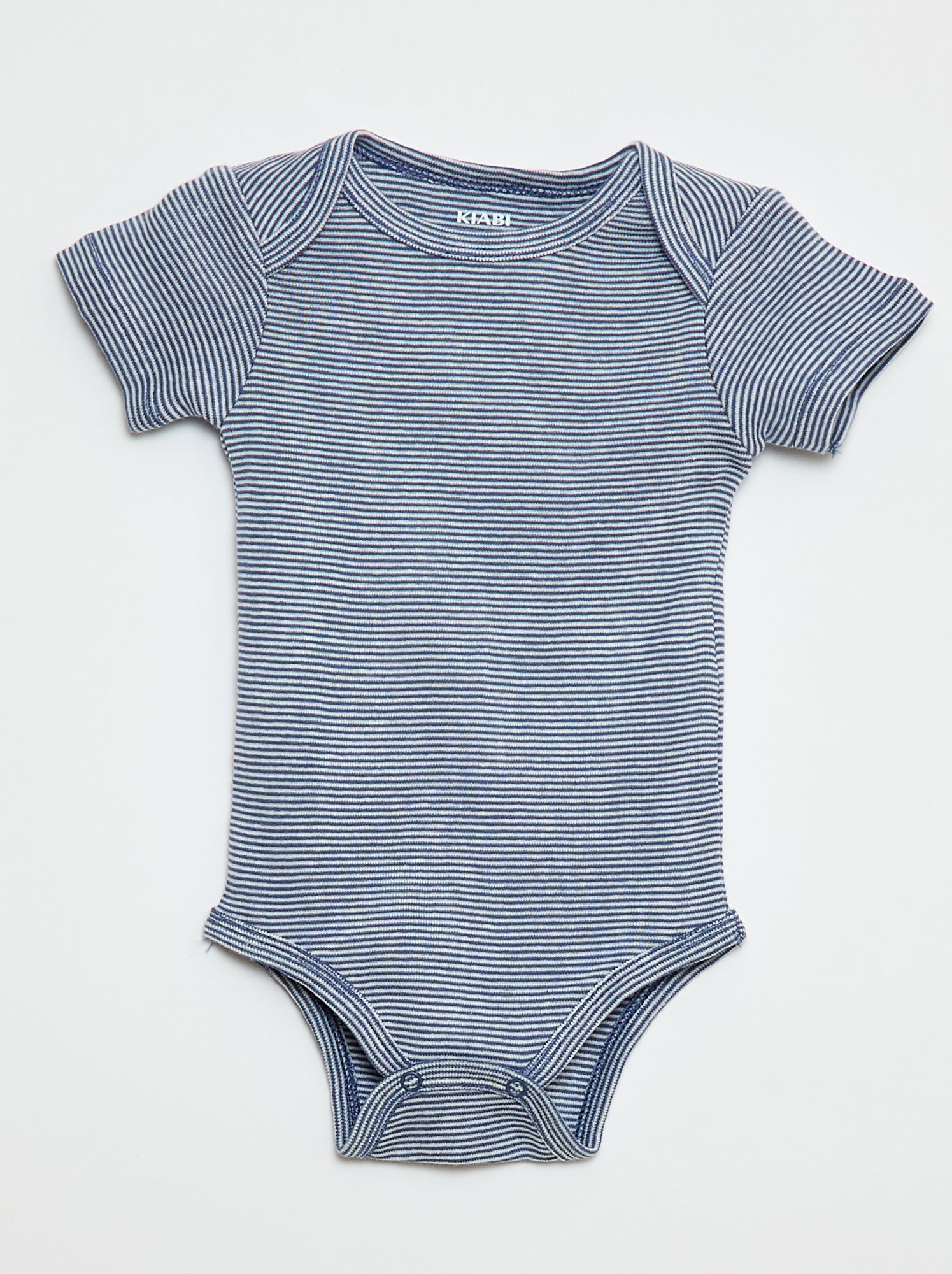 Bodies imprimés en coton - lot de 3 - Bleu