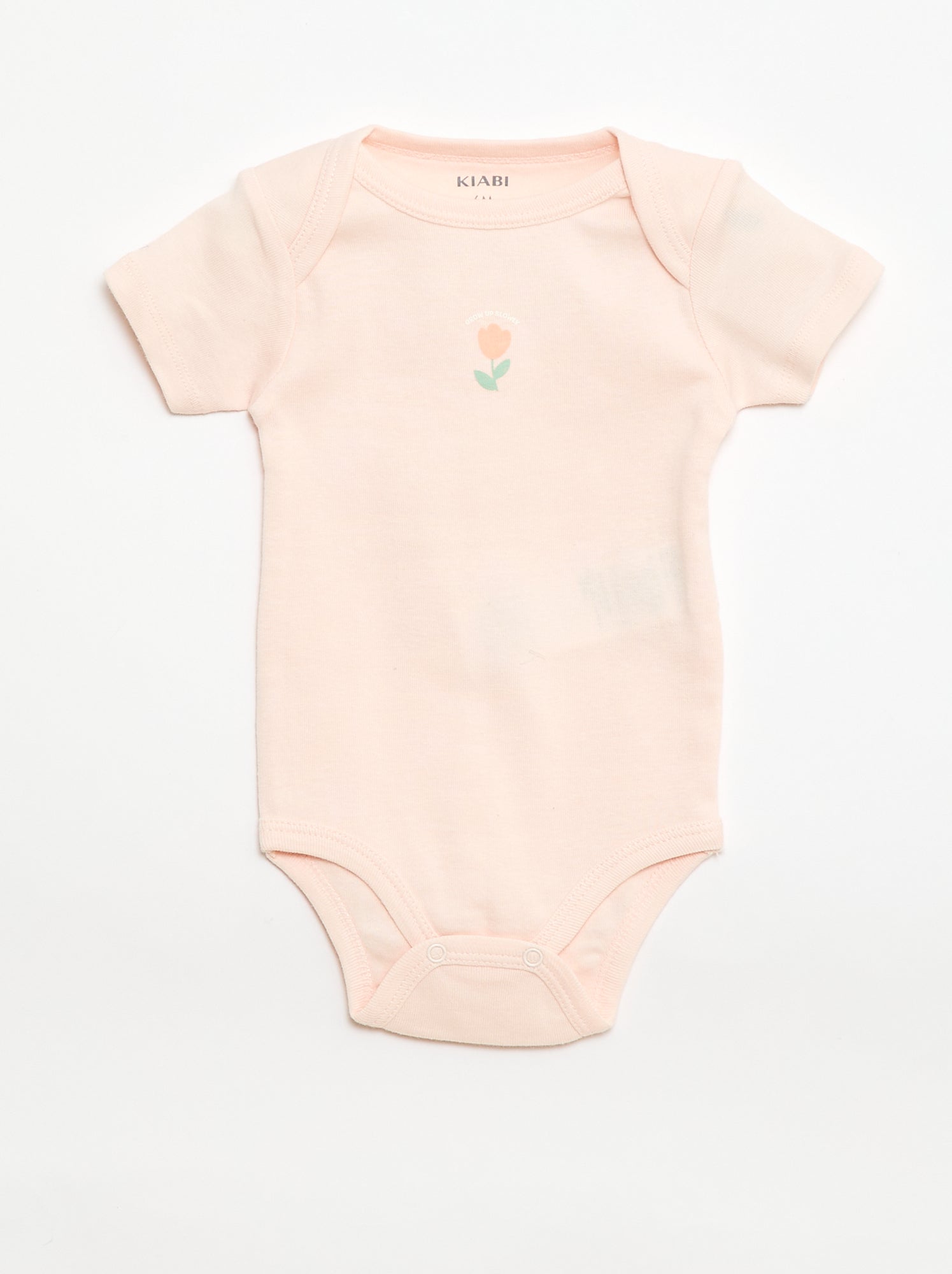 Bodies imprimés en coton - lot de 3 - Orange