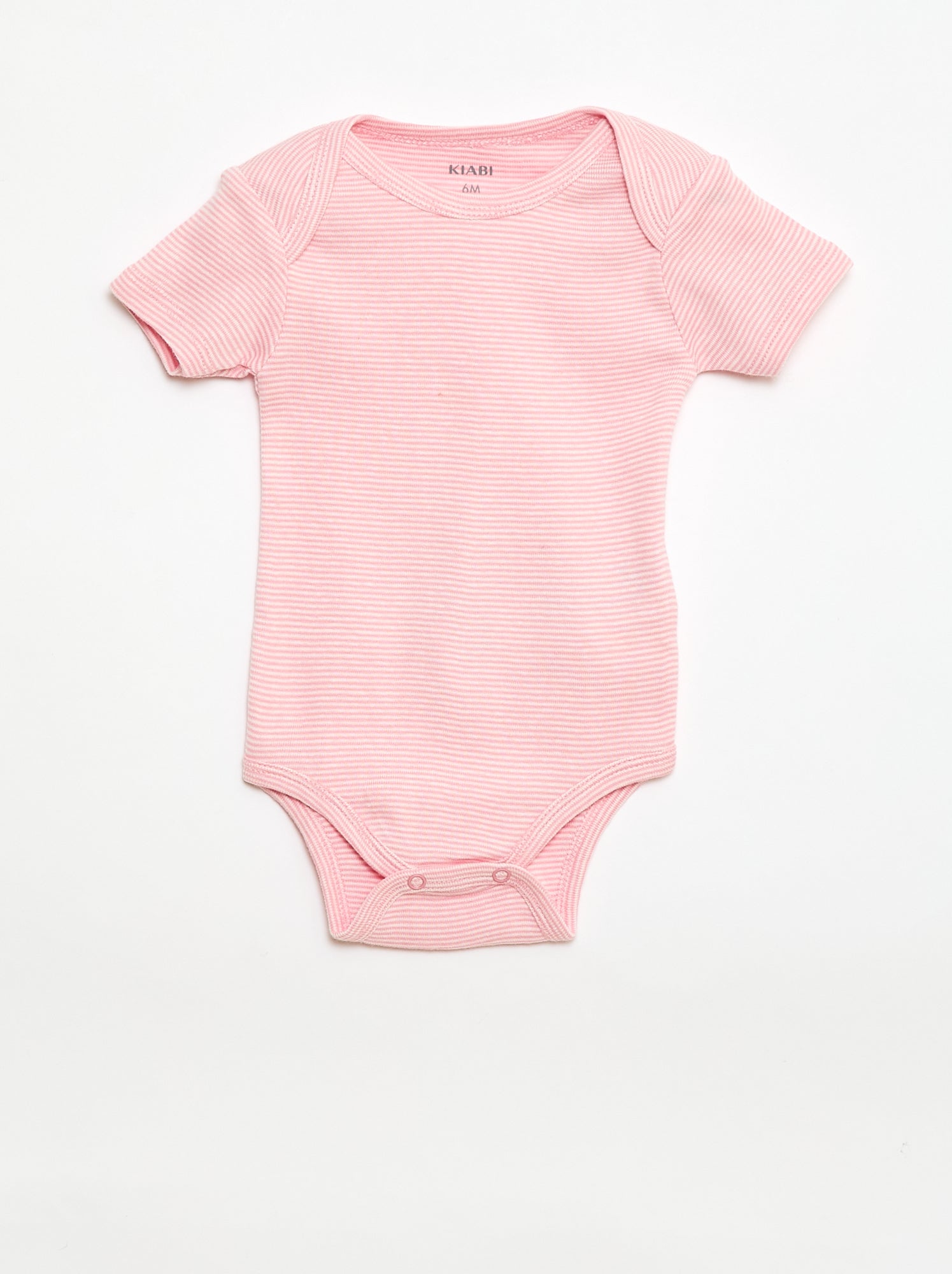 Bodies imprimés en coton - lot de 3 - Rose (CPW59_24)