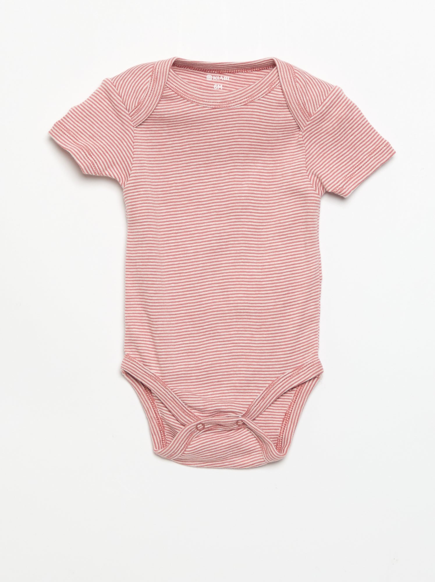 Bodies imprimés en coton - lot de 3 - Rose (CPW59_25)