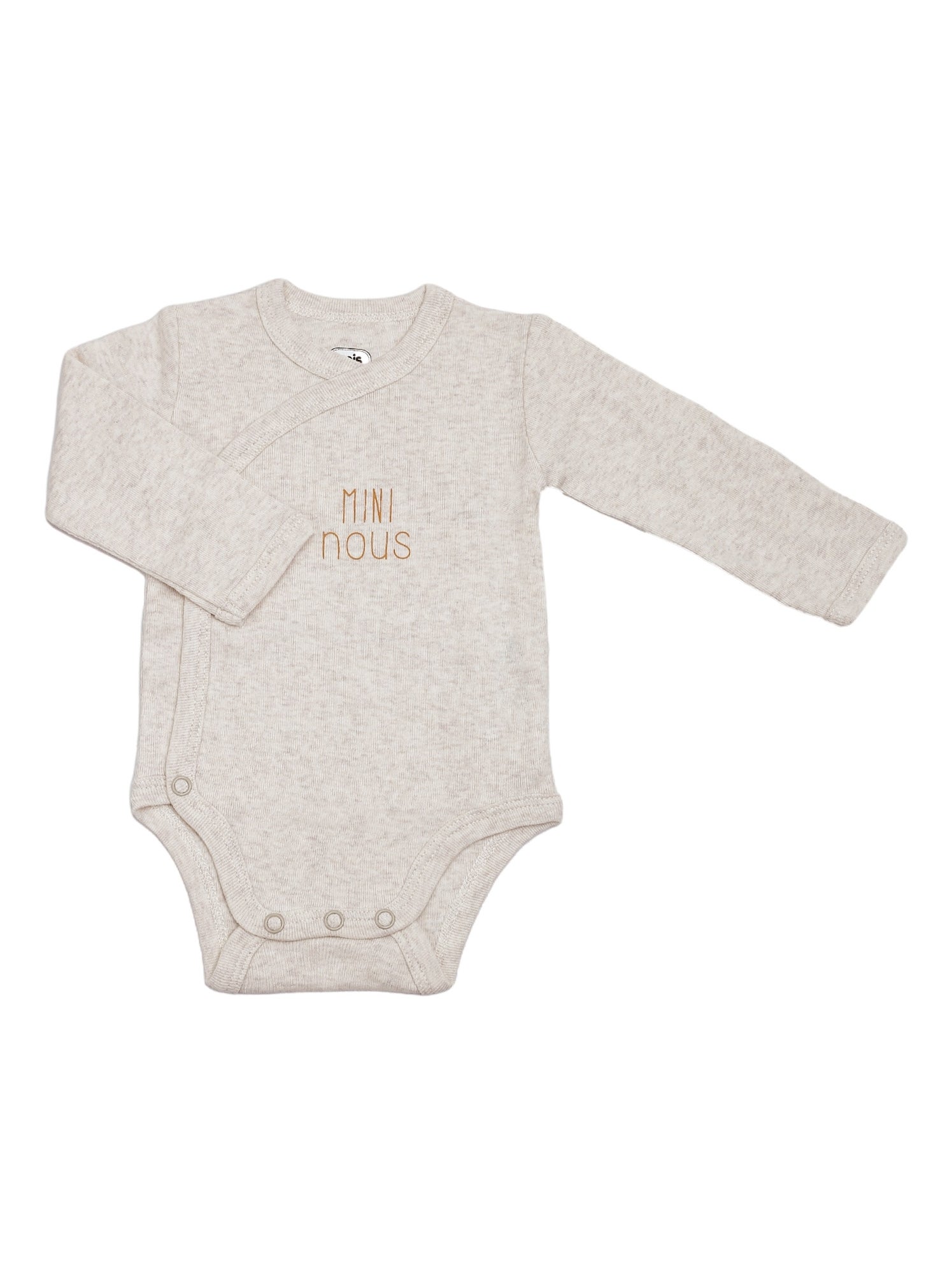 Body bébé manche longues - Beige
