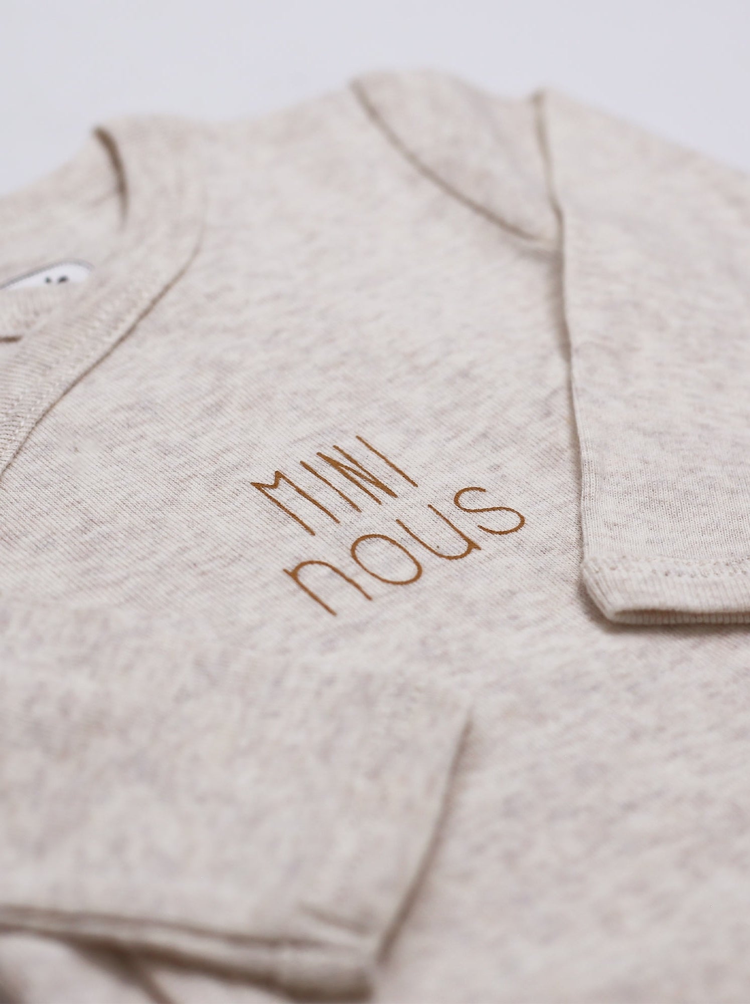 Body bébé manche longues - Beige