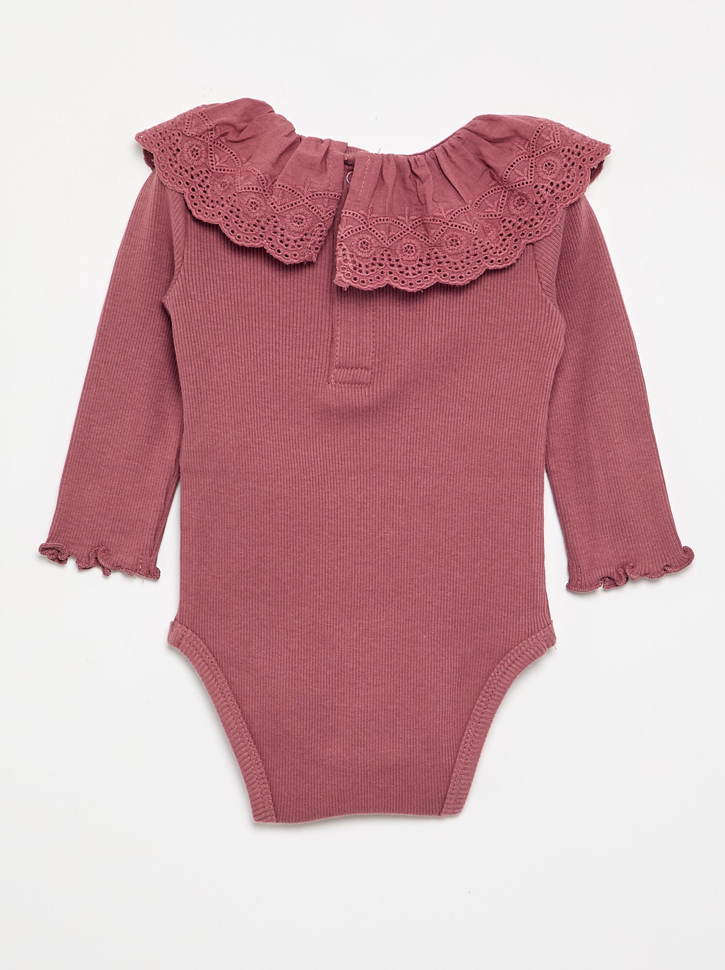 Body 'Disney' avec col brodé - Rose (GES57_4)