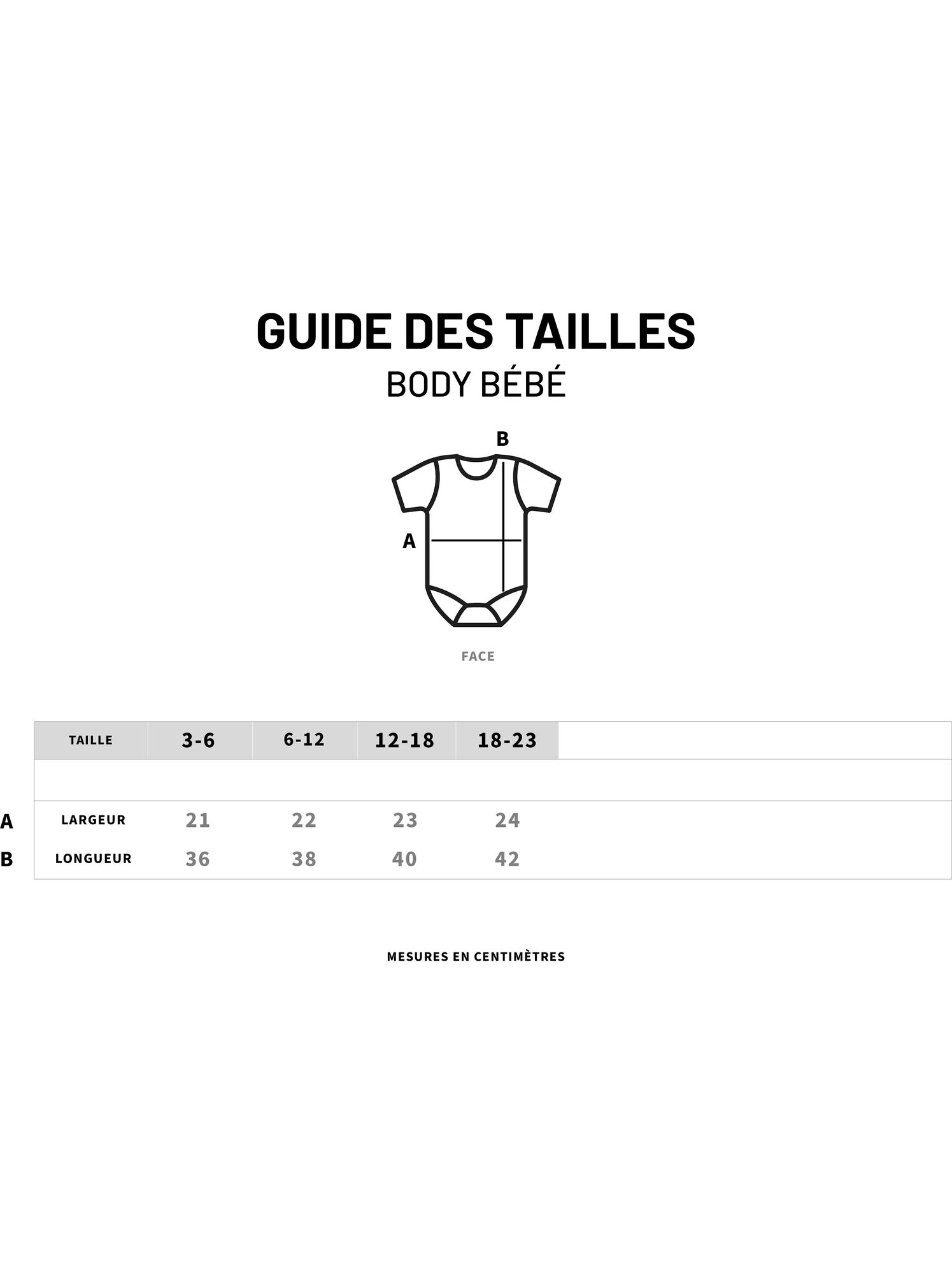 Body - PARFAITE DE MÈRE EN FILLE WAF - Blanc