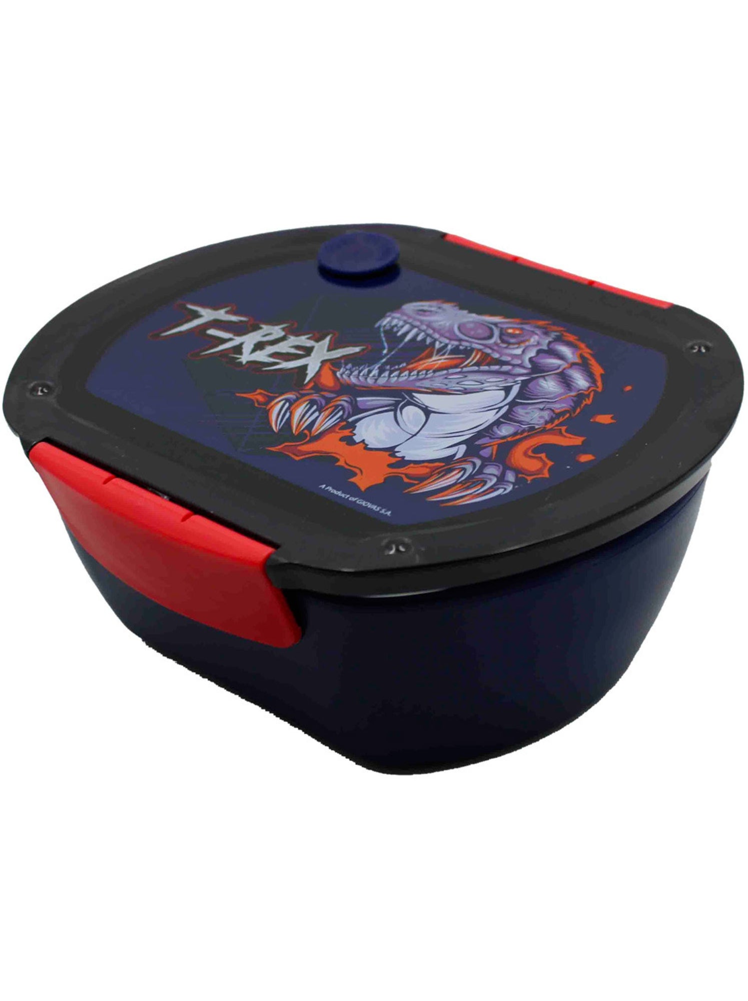 Boîte à repas enfant t-rex violette en acier inox 17 cm 680 ml – - Violet