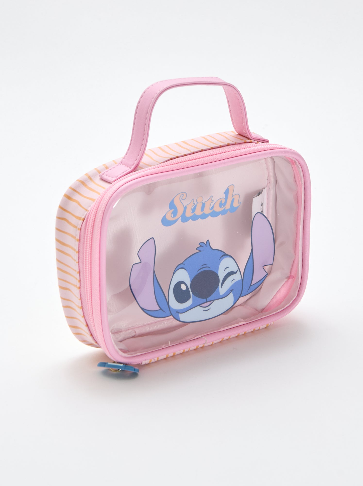 Boîte de rangement 'Disney' 'Stitch' transparente - Rose