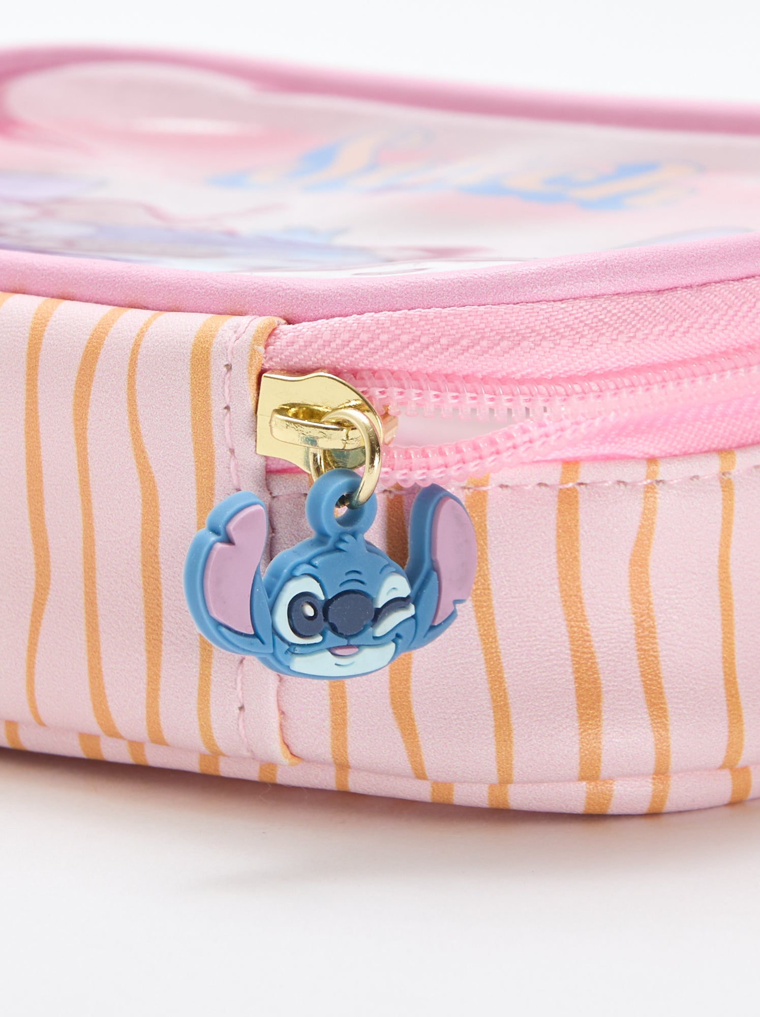Boîte de rangement 'Disney' 'Stitch' transparente - Rose