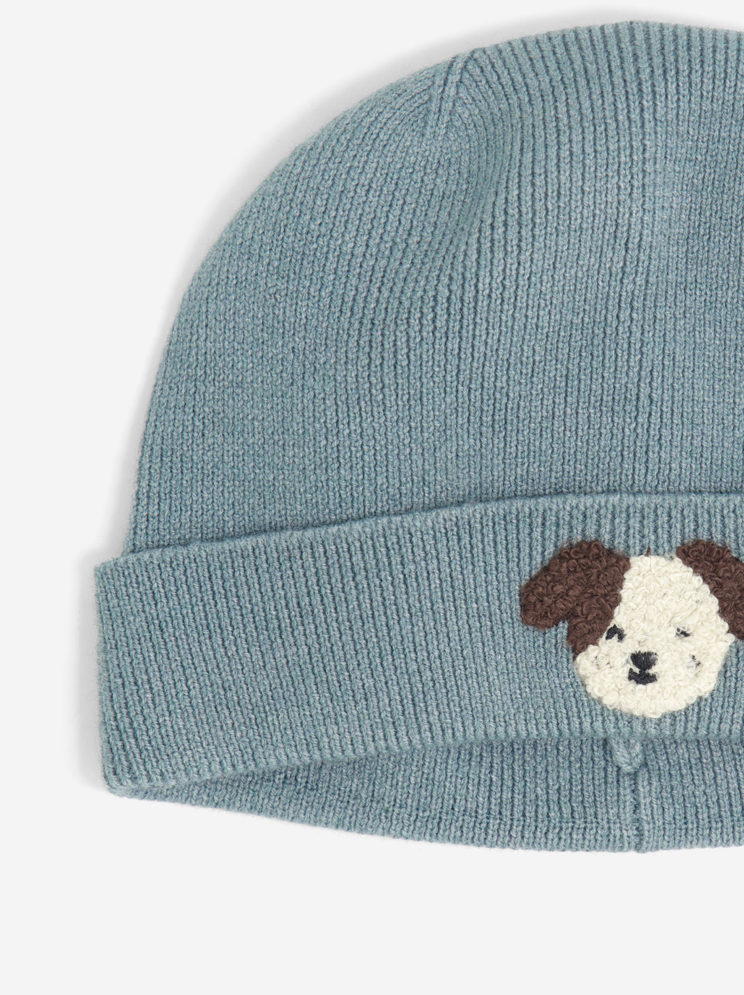 Bonnet avec broderie 'animal' - Bleu
