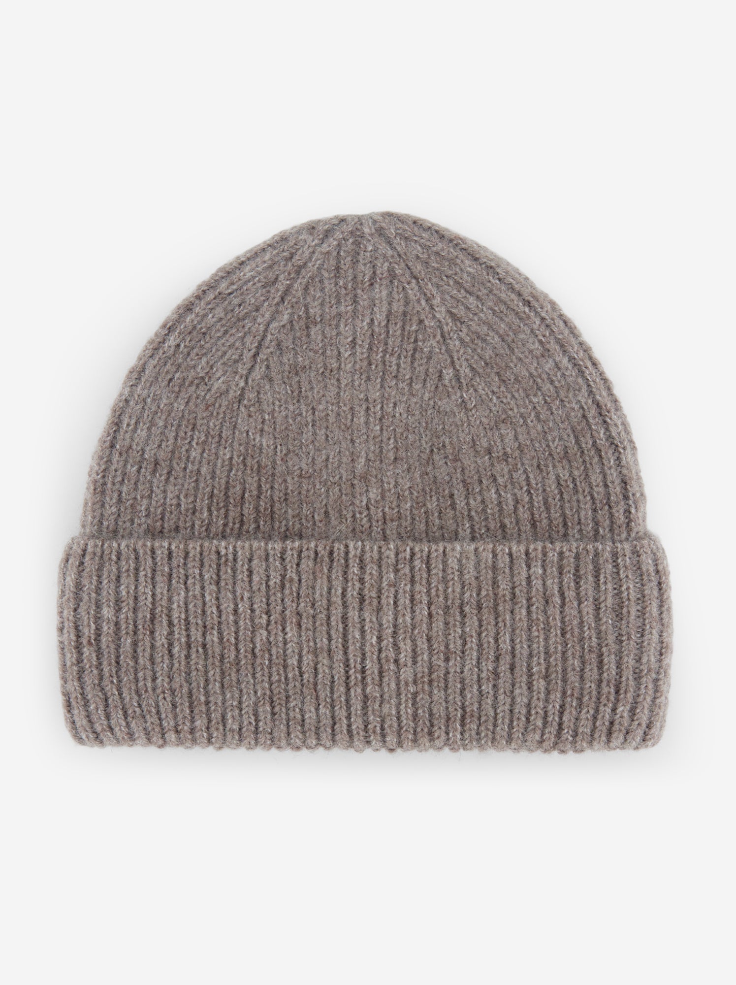 Bonnet en maille grosse jauge - Marron