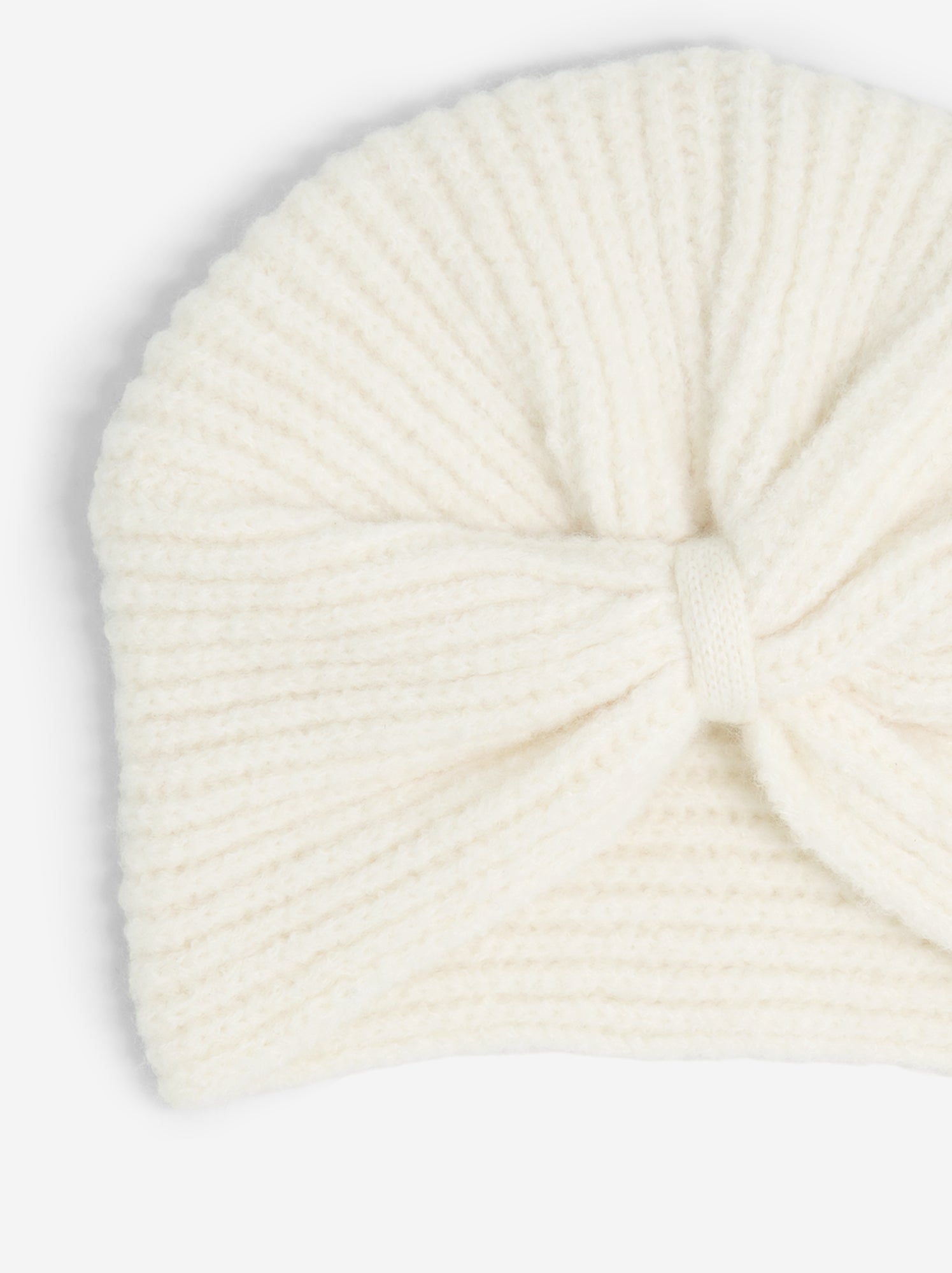 Bonnet forme turban - Beige