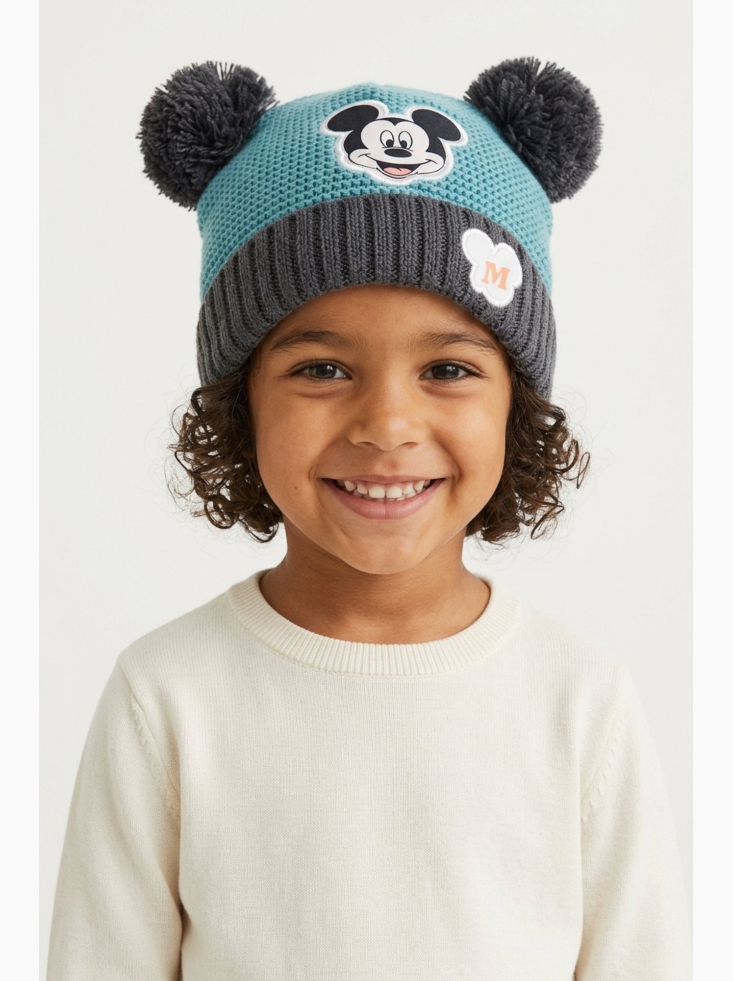 Bonnet   garçon mickey - licence officielle - Bleu