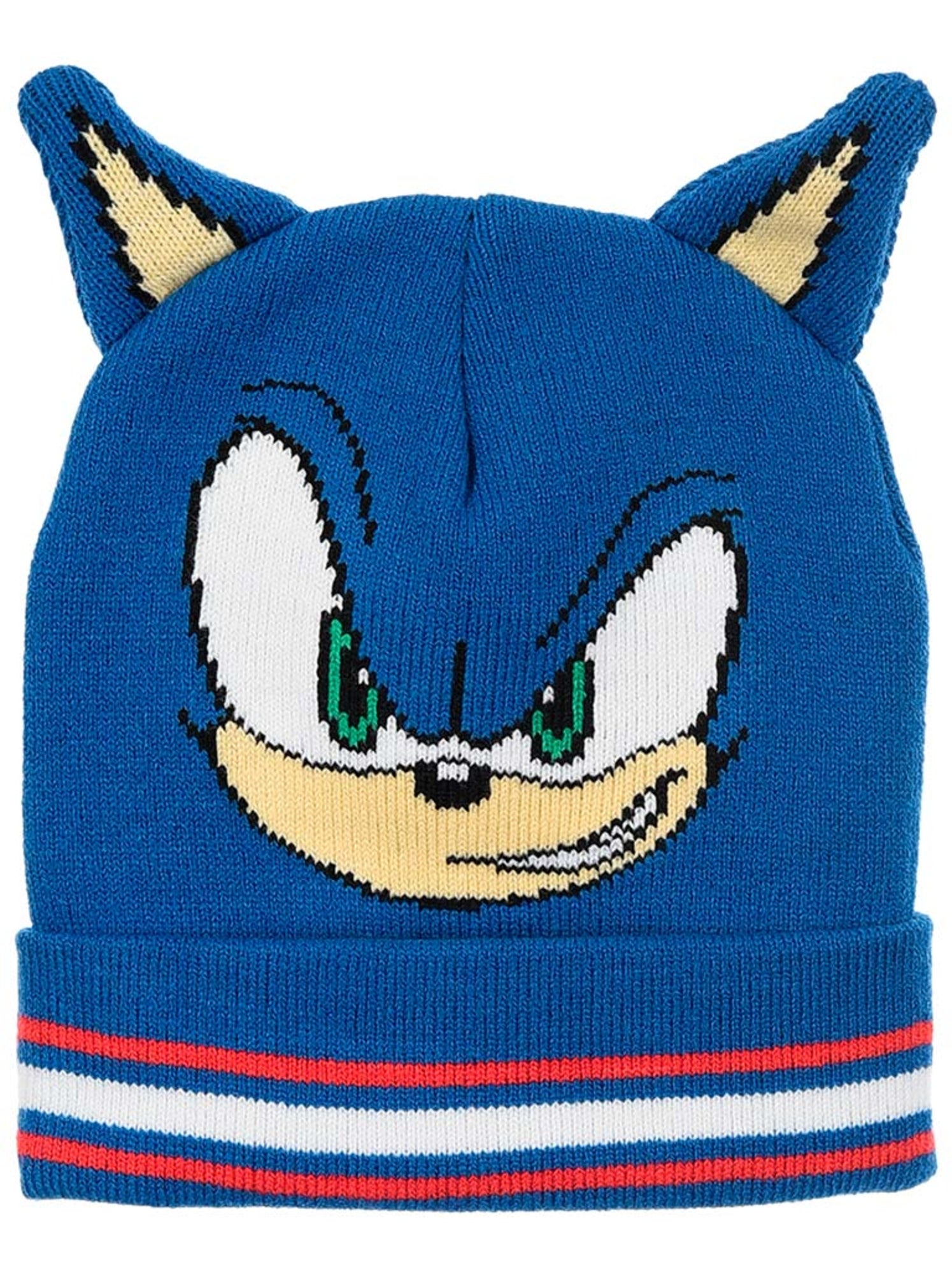 Bonnet   garçon sonic - licence officielle - Bleu