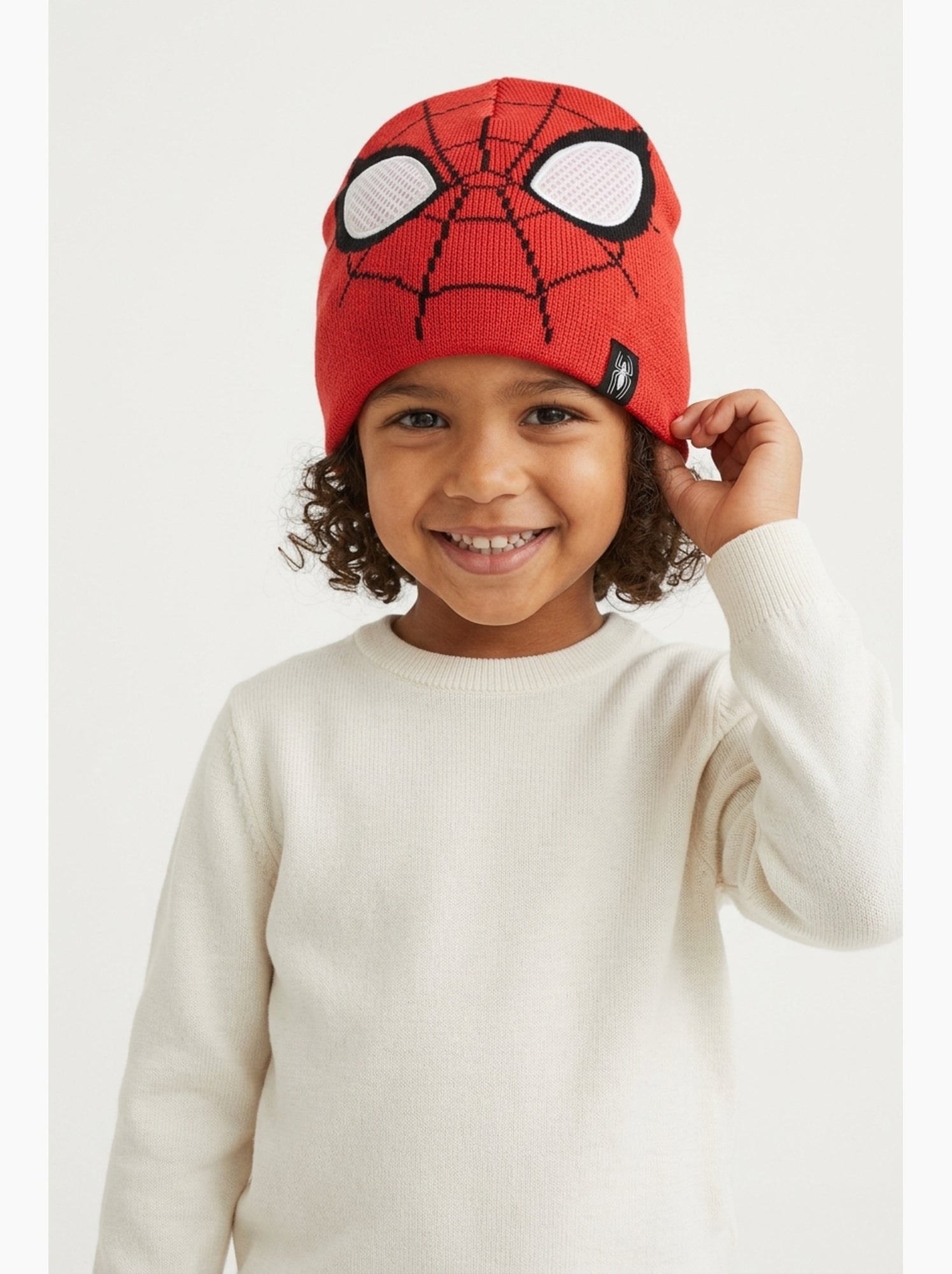Bonnet   garçon spiderman - licence officielle - Rouge