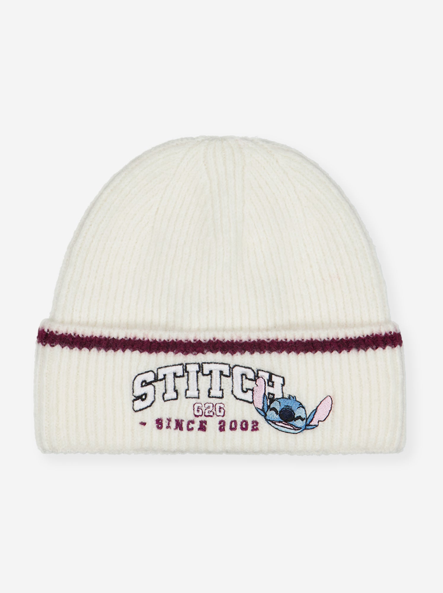 Bonnet 'Stitch' avec revers - Beige