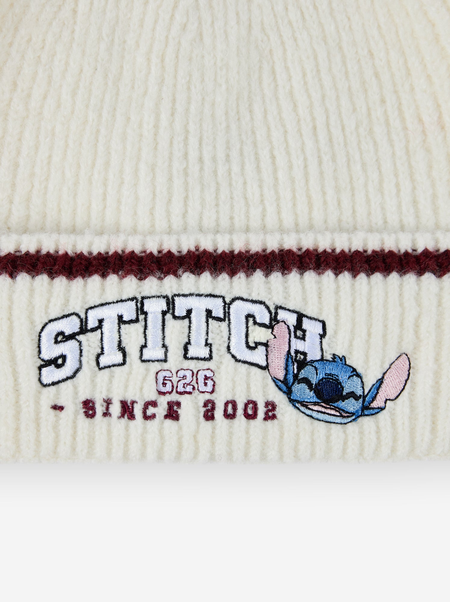 Bonnet 'Stitch' avec revers - Beige