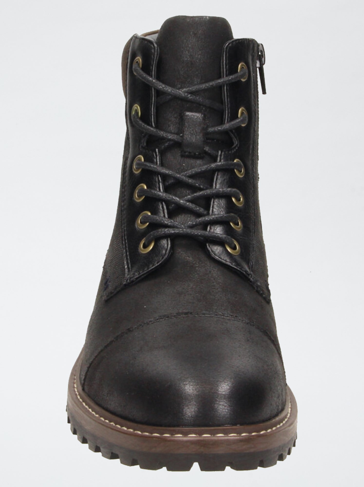 Boots à semelle crantée - Noir