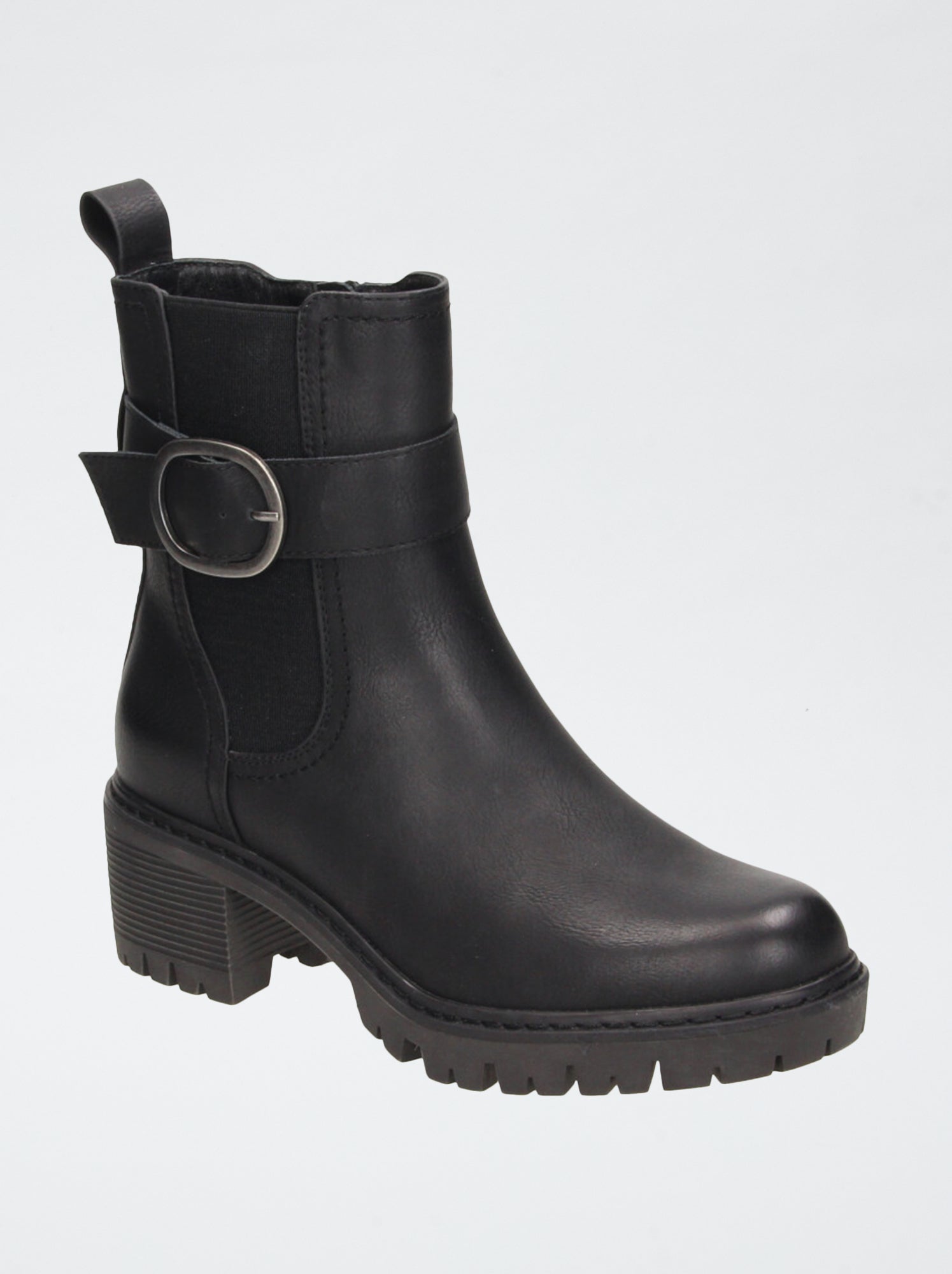 Boots avec semelle crantée - Noir