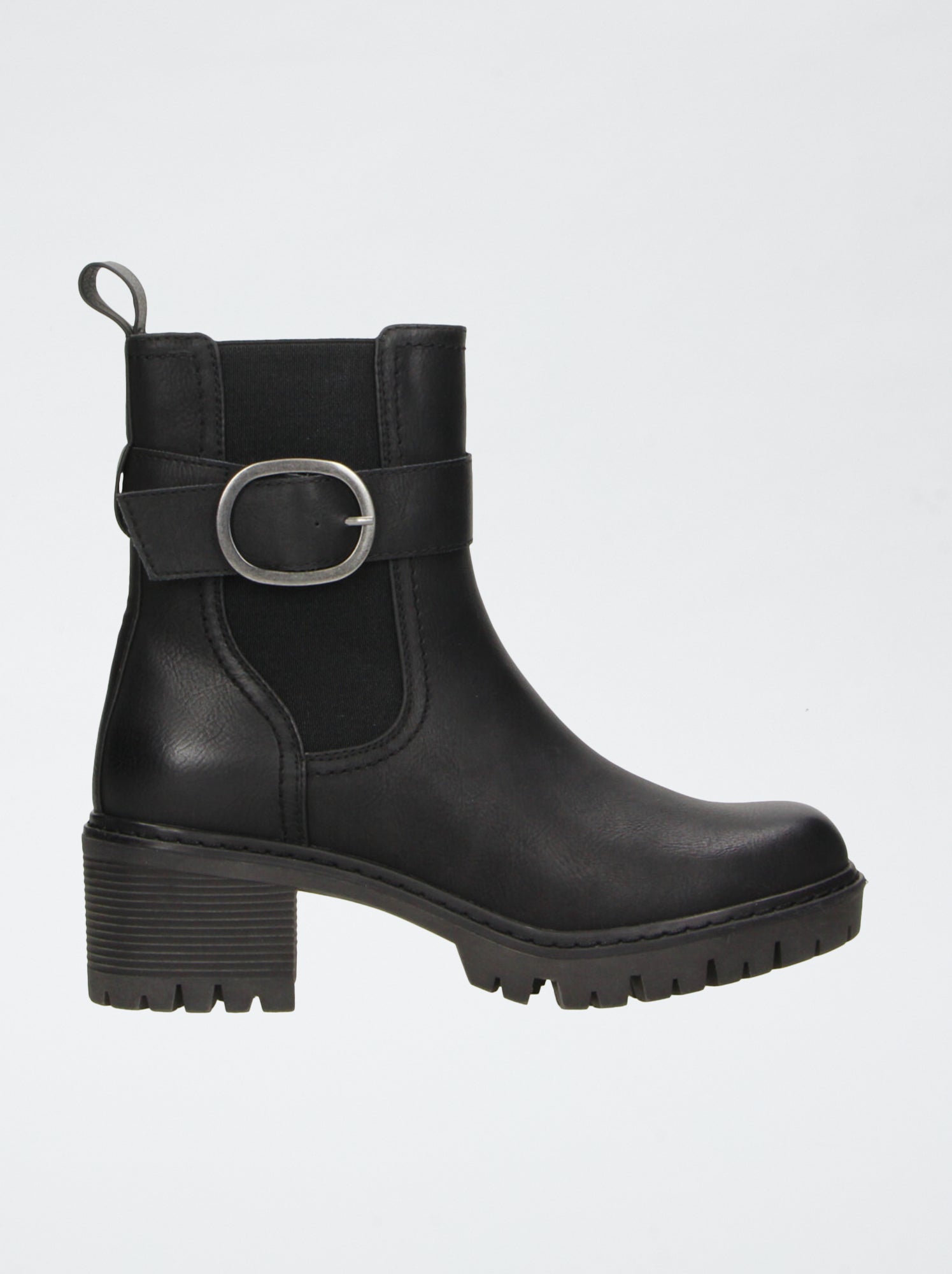 Boots avec semelle crantée - Noir
