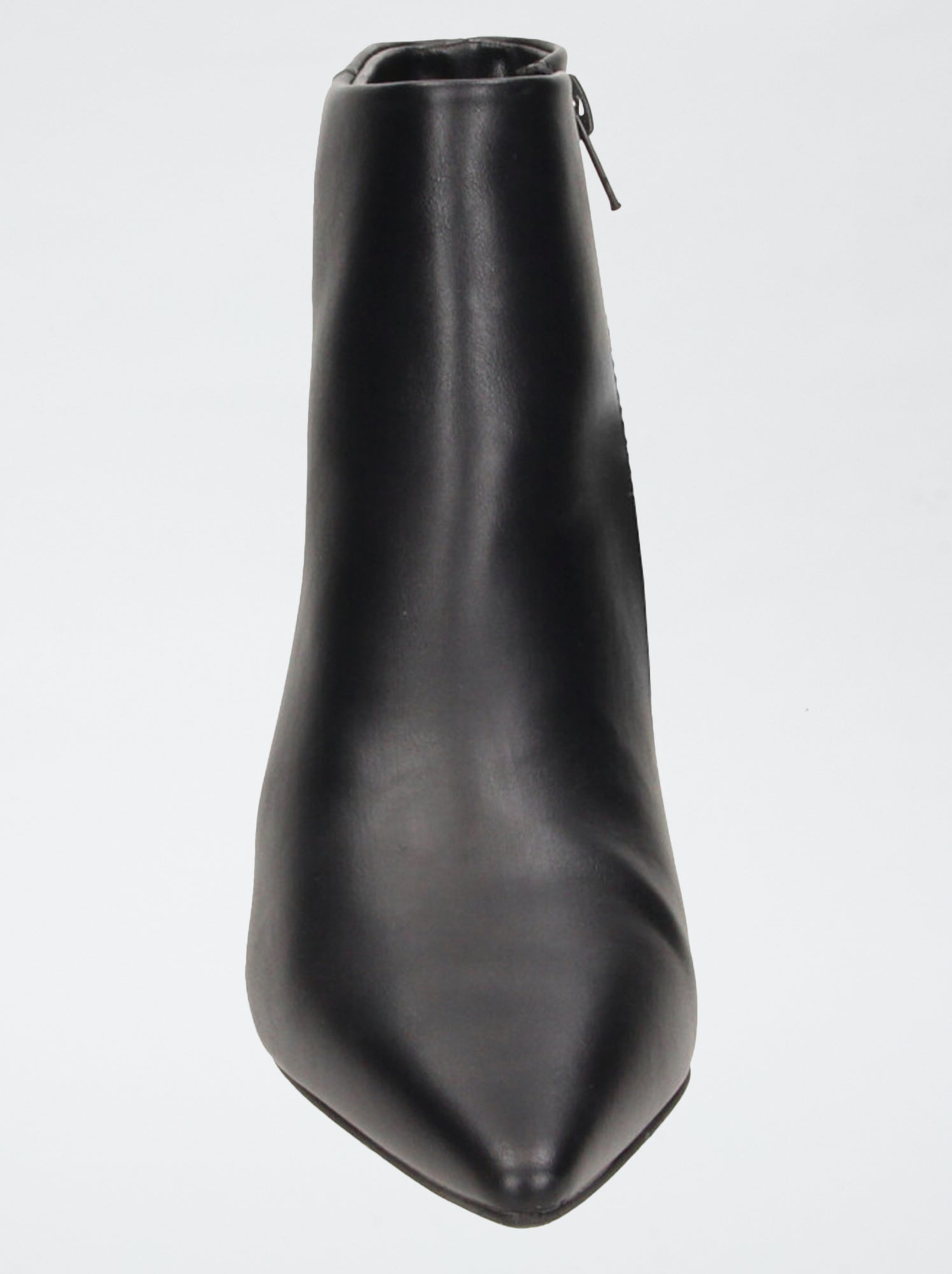 Boots en simili à talon - Noir