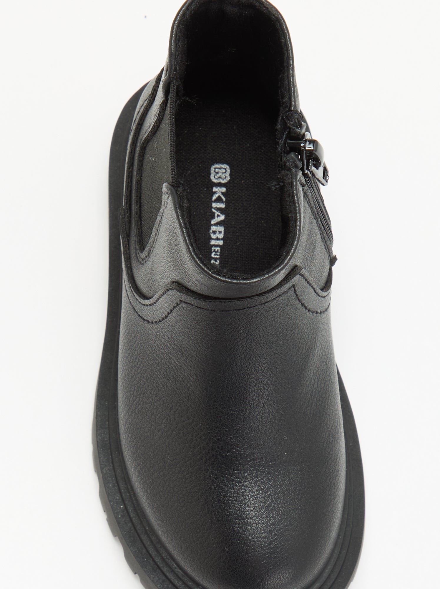 Boots en simili - Noir