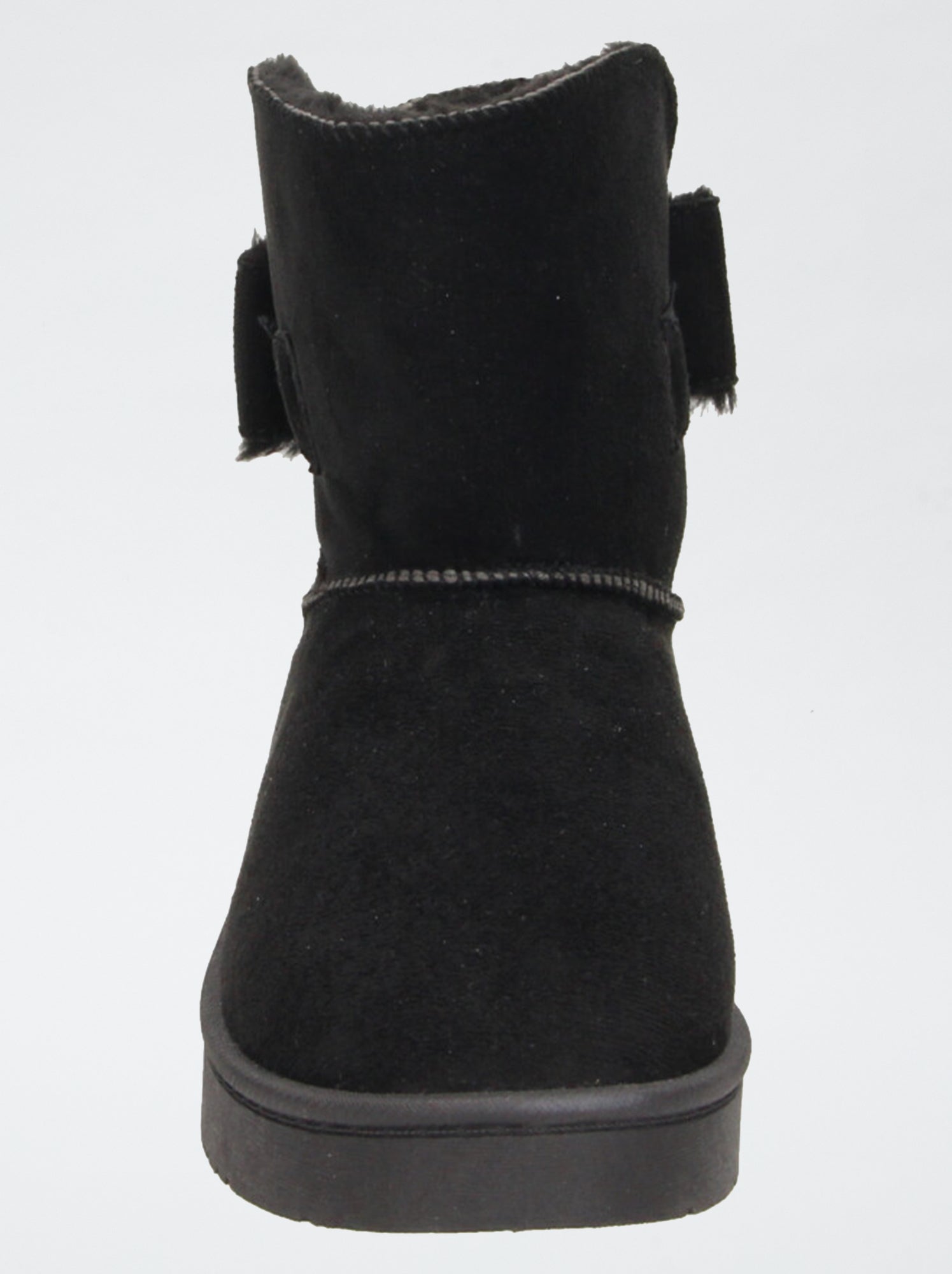 Boots fourrées en suédine - Noir
