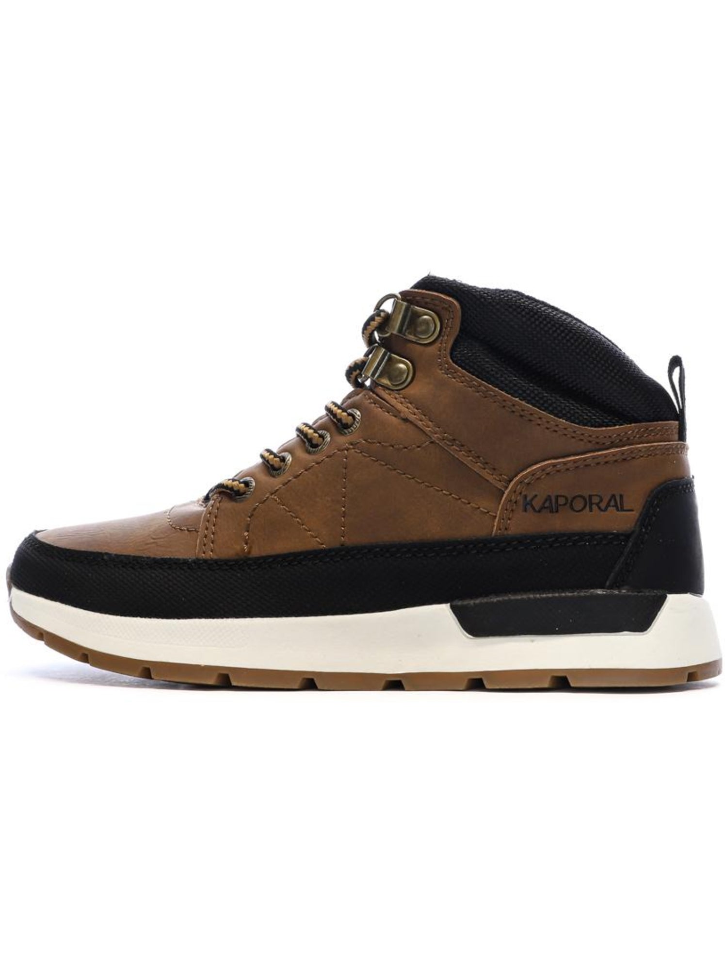 Boots garçon kaporal - Marron cappuccino