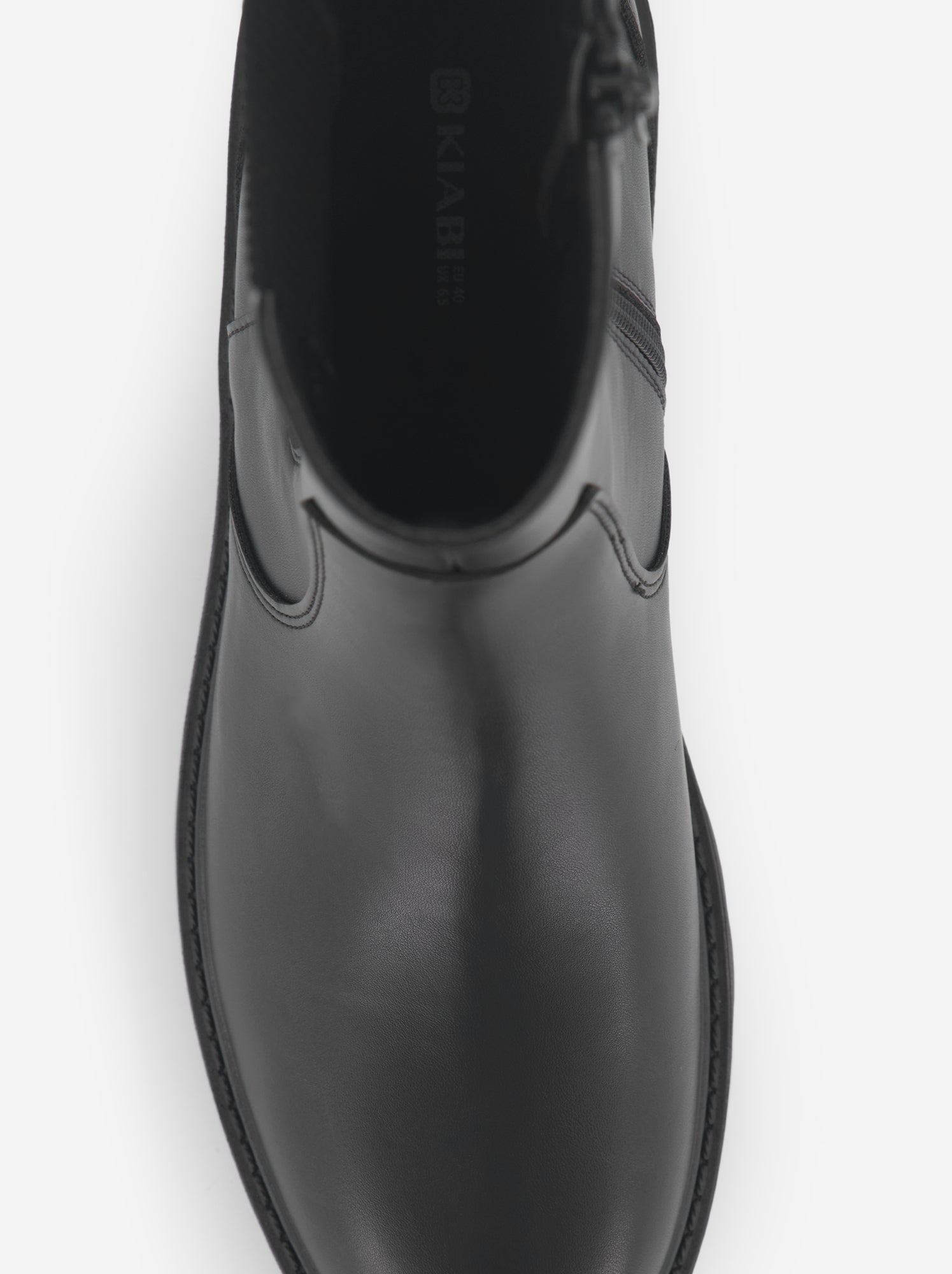 Boots talons plats - Noir