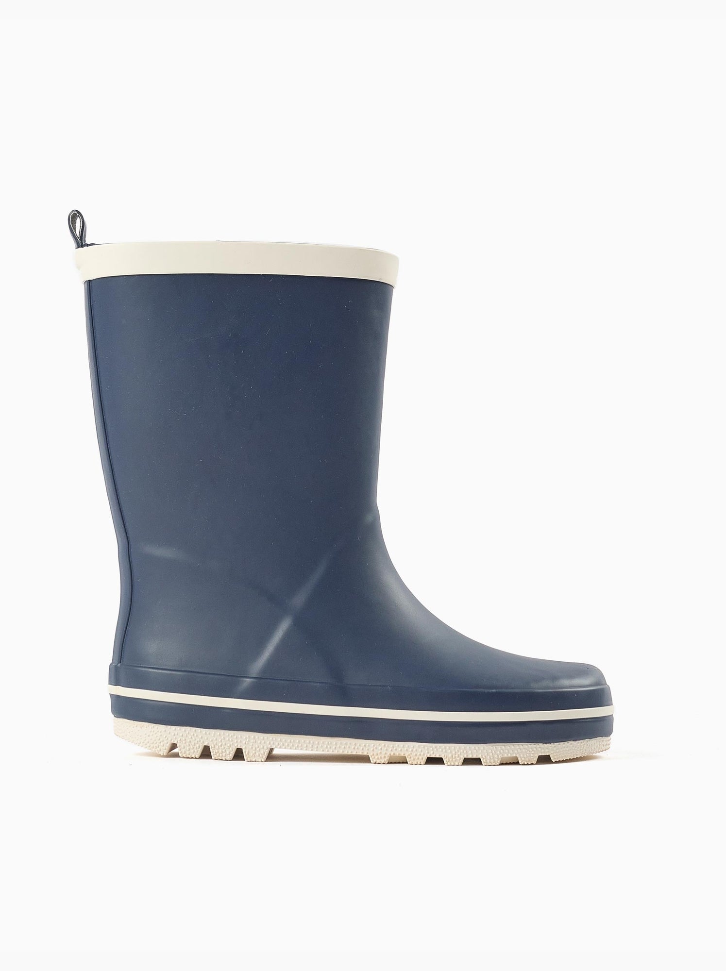 Bottes de pluie en caoutchouc avec semelle antidérapante - Bleu Bleu