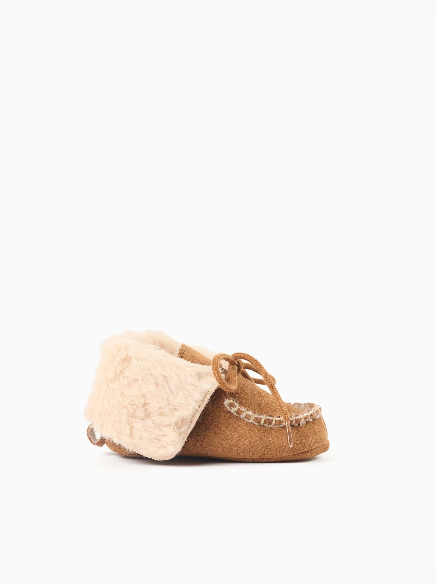 Bottes pré-marche avec doublure en peluche douce synthétique - Multicolore
