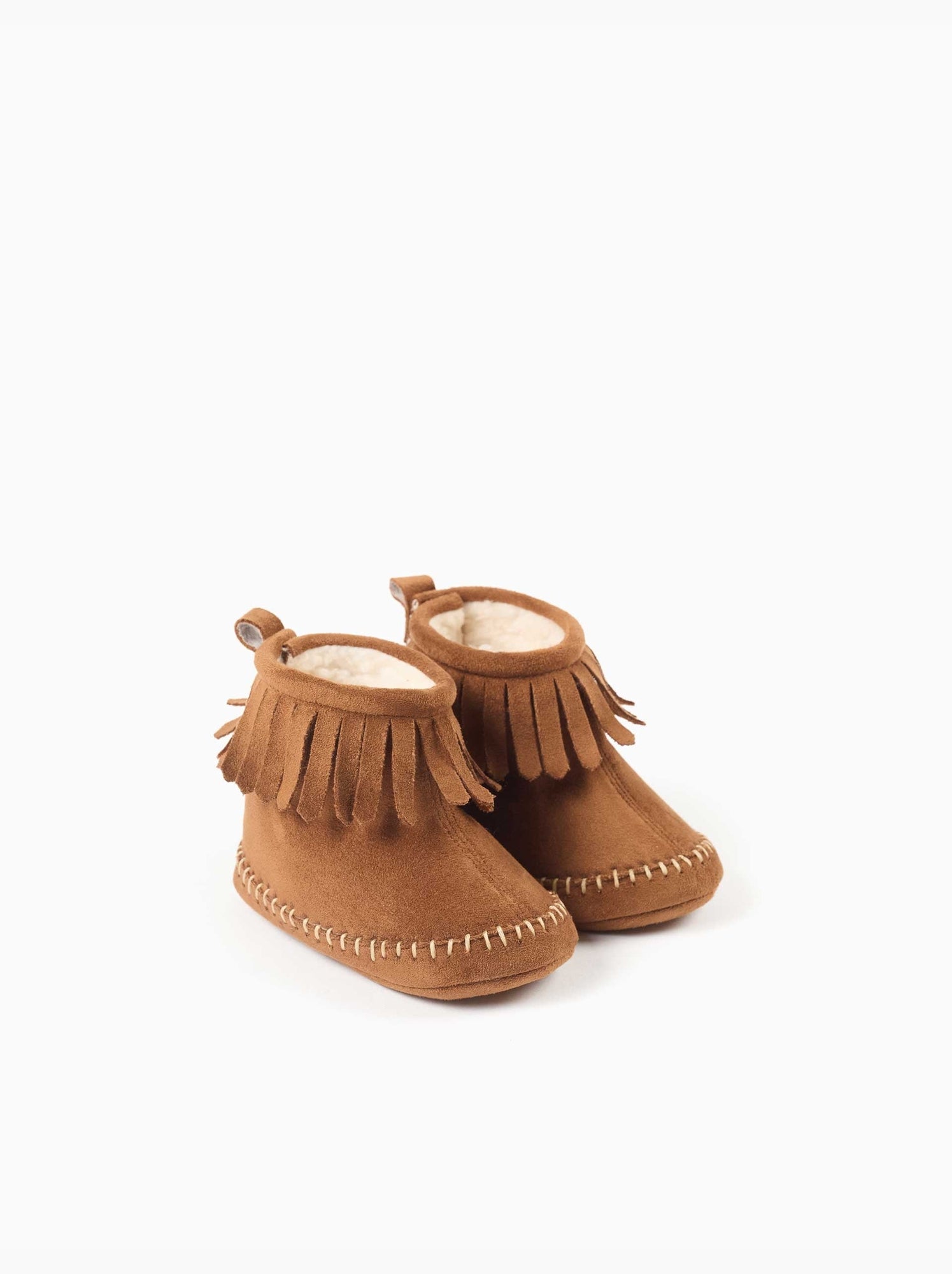 Bottes pré-marche avec doublure et franges - Multicolore
