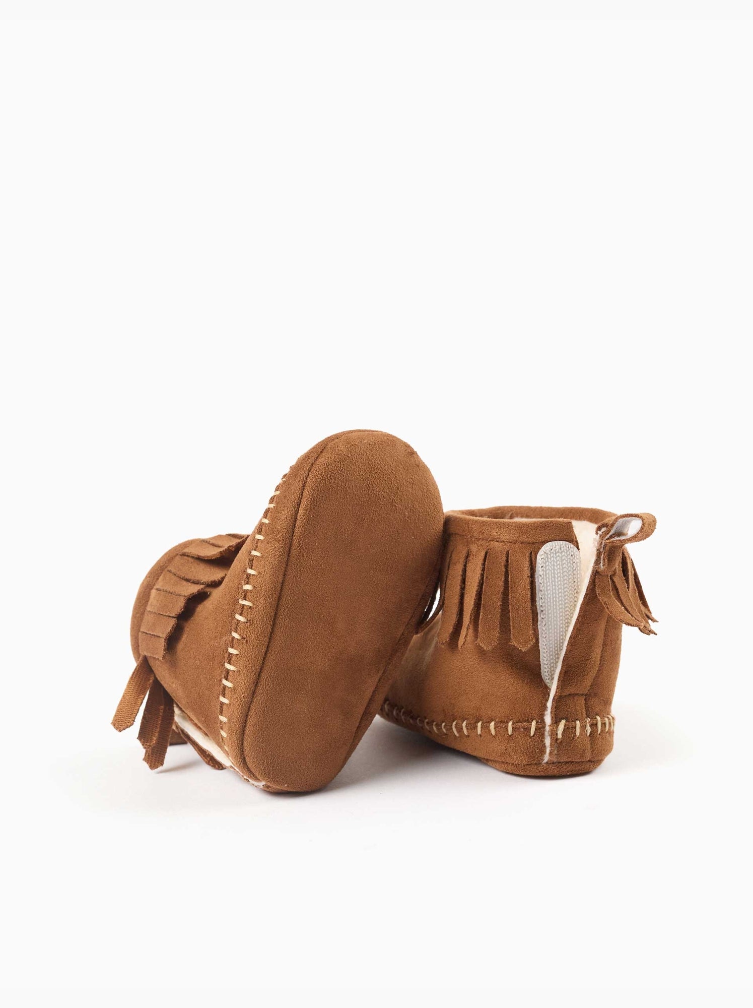 Bottes pré-marche avec doublure et franges - Multicolore