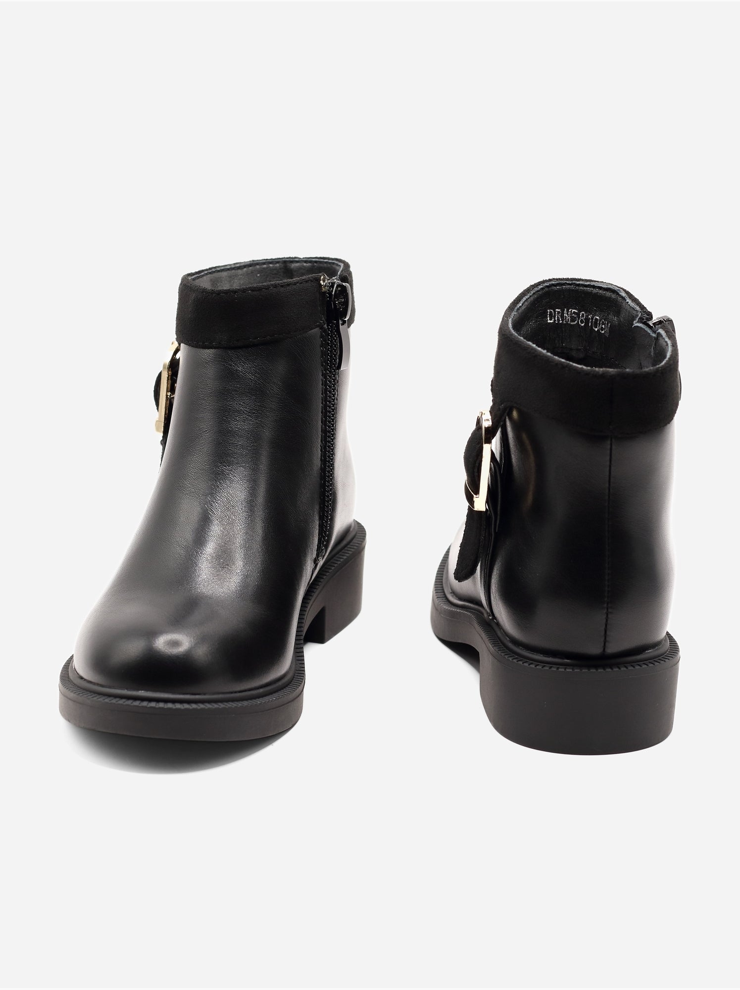 Bottines à bride - Noir