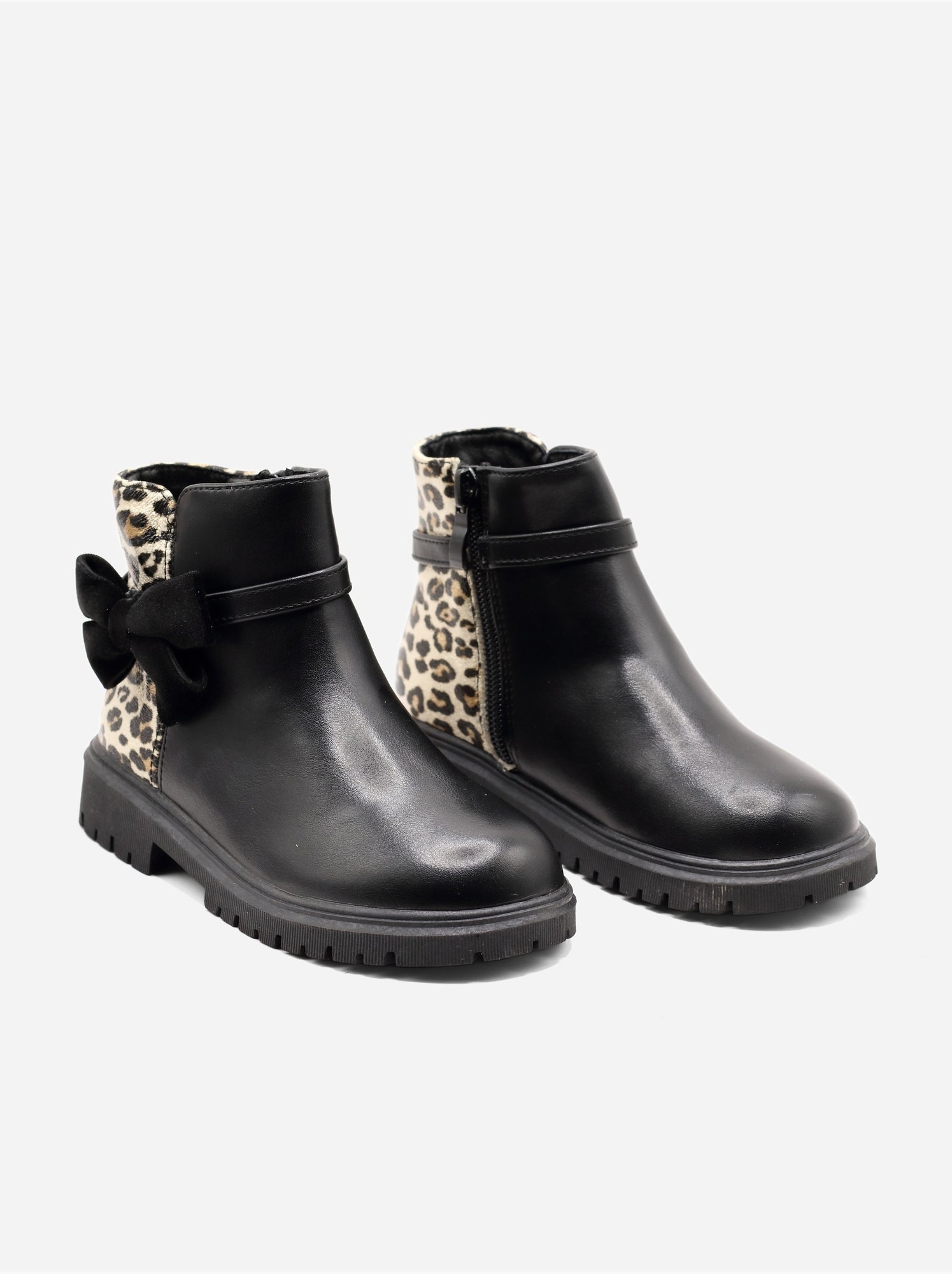 Bottines à imprimés - Noir