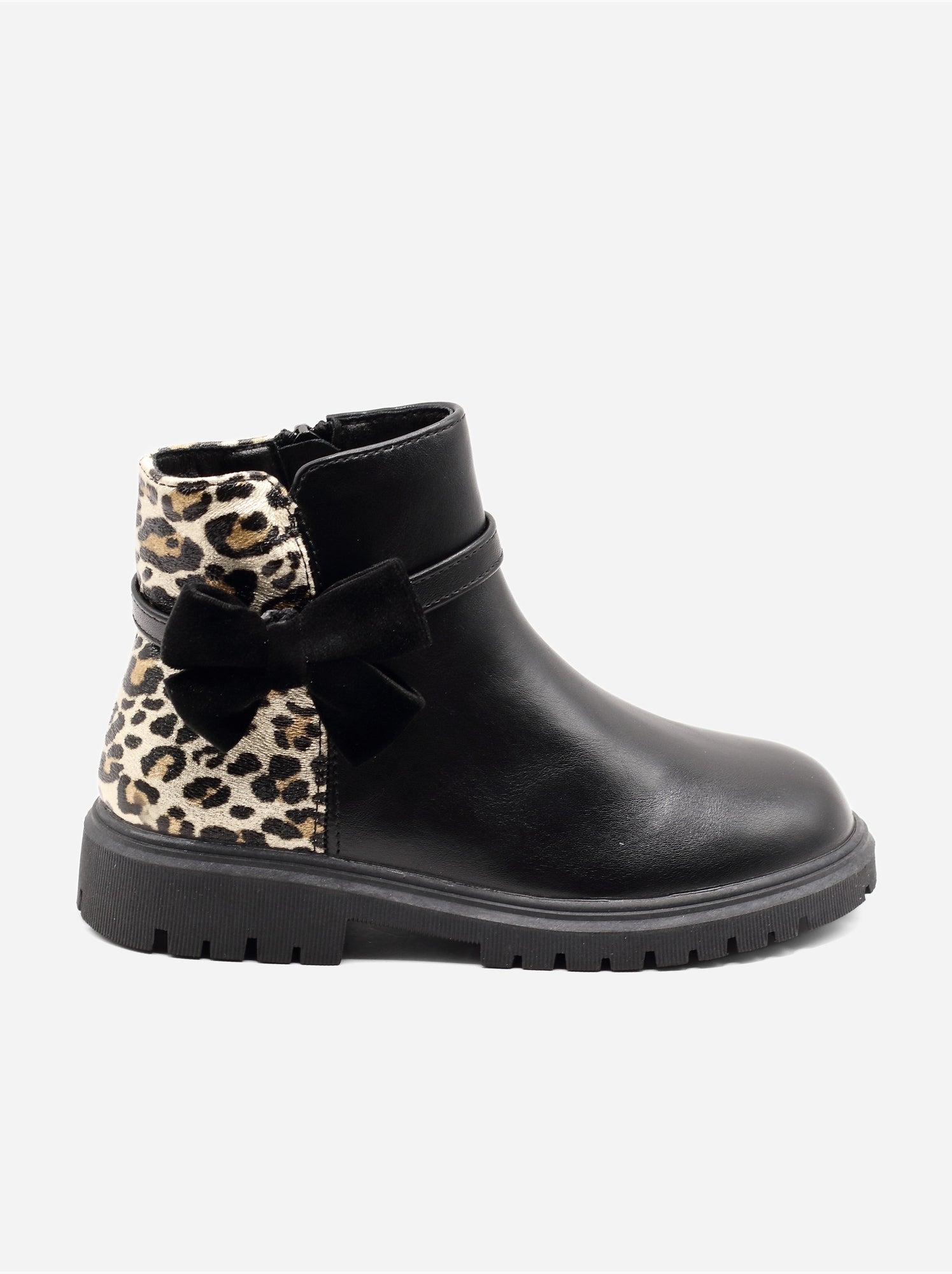 Bottines à imprimés - Noir