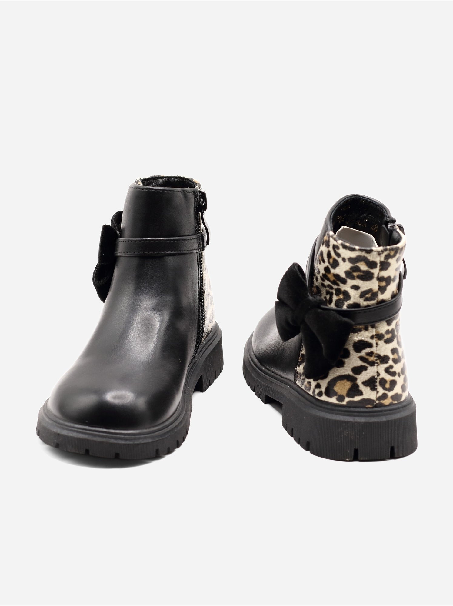 Bottines à imprimés - Noir
