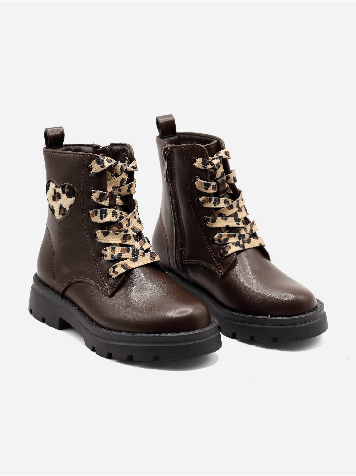 Bottines a lacets - Marron foncé