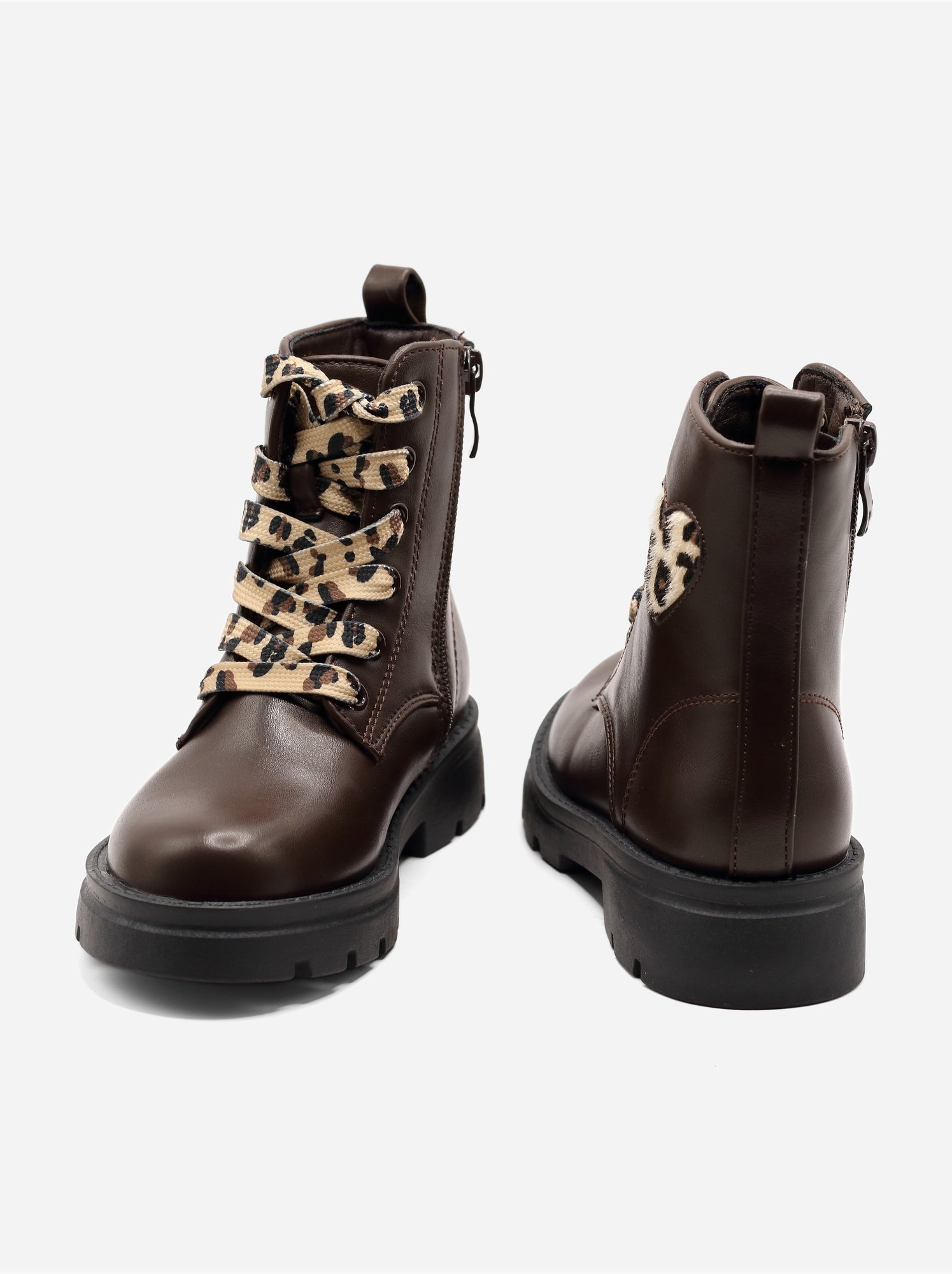 Bottines a lacets - Marron foncé