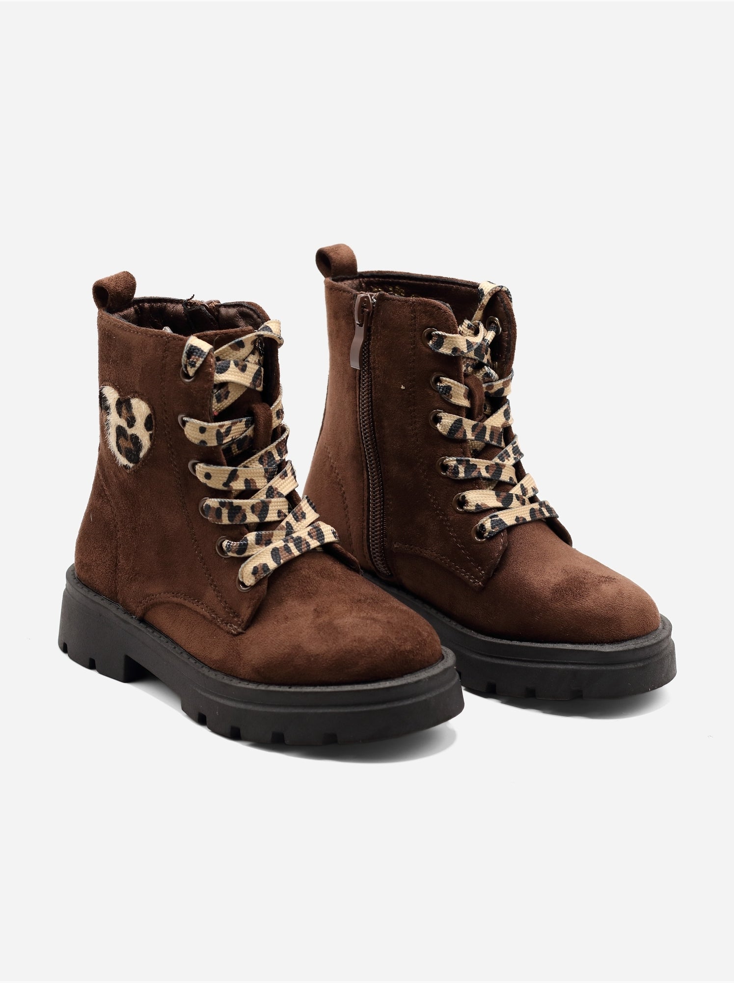 Bottines a lacets - Marron