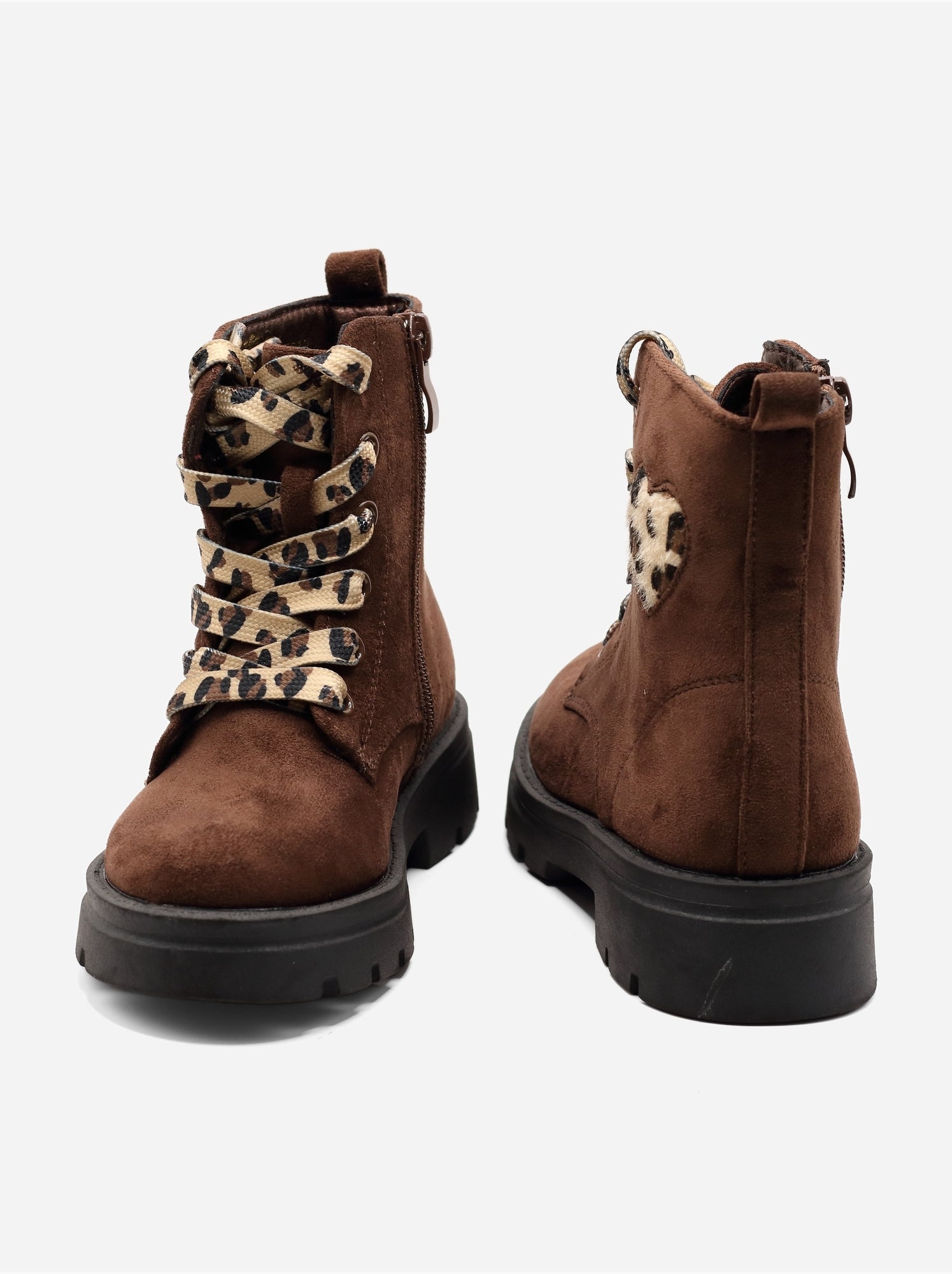Bottines a lacets - Marron