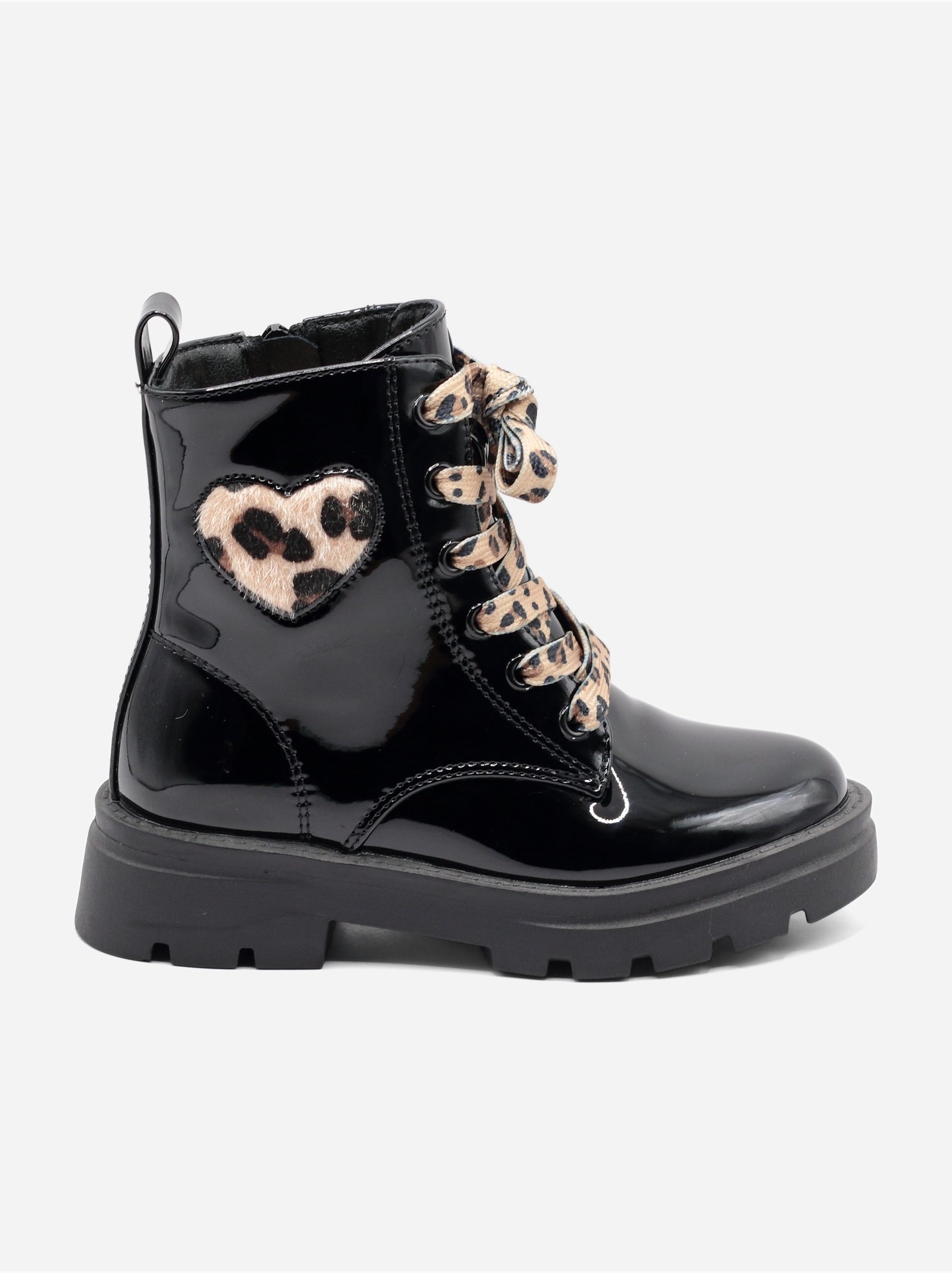 Bottines a lacets - Noir Noir Noir