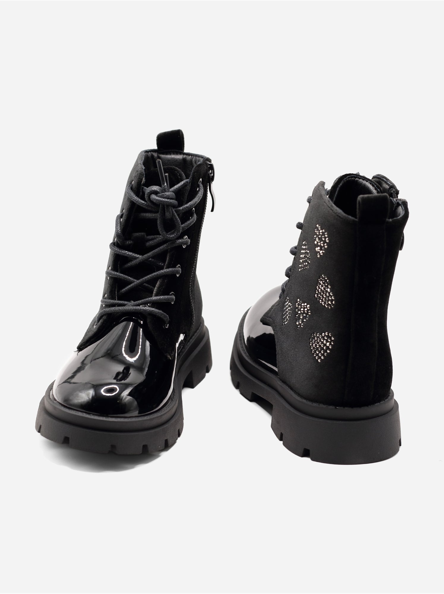 Bottines à motifs - Noir