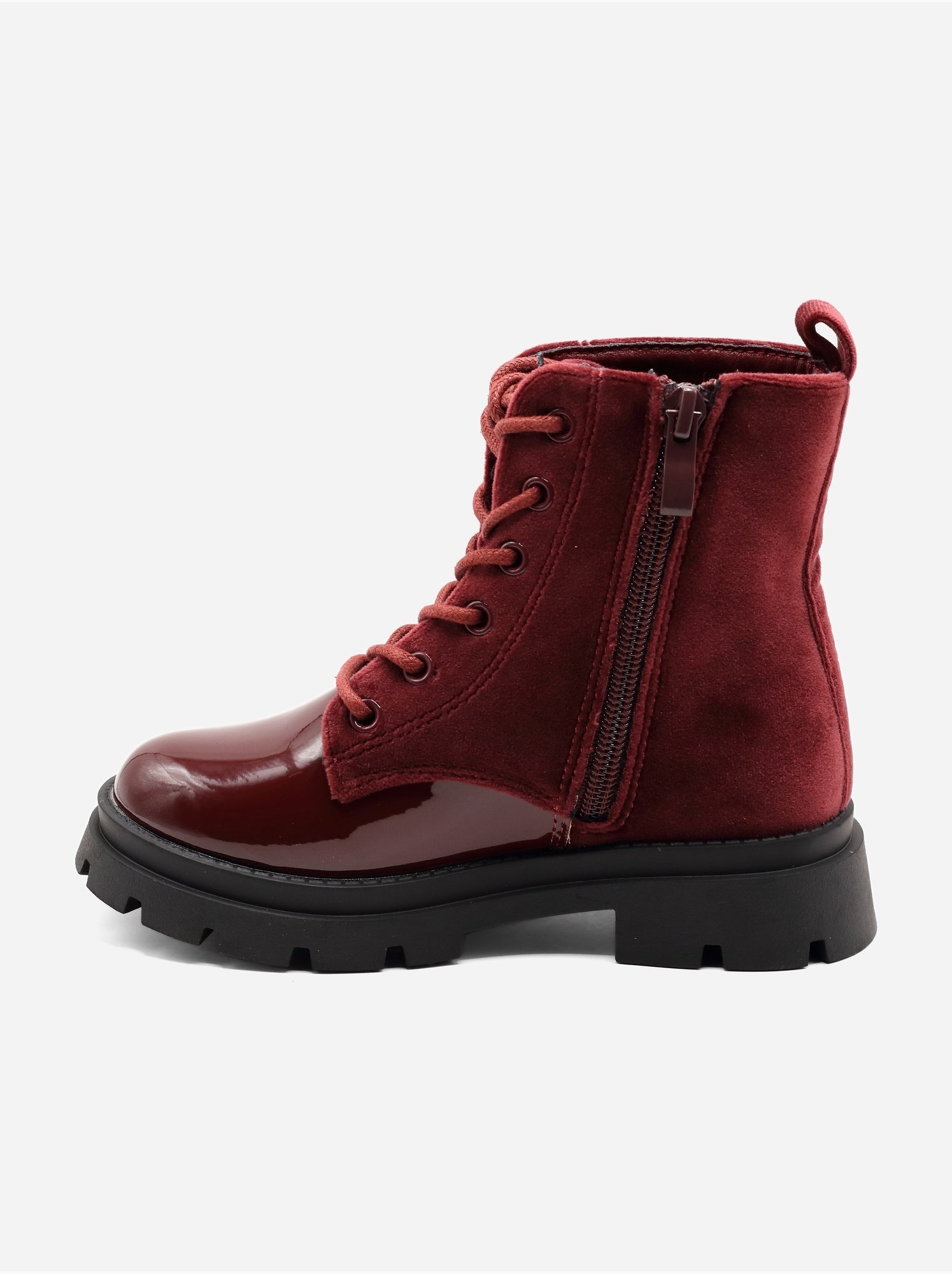 Bottines à motifs - Rouge