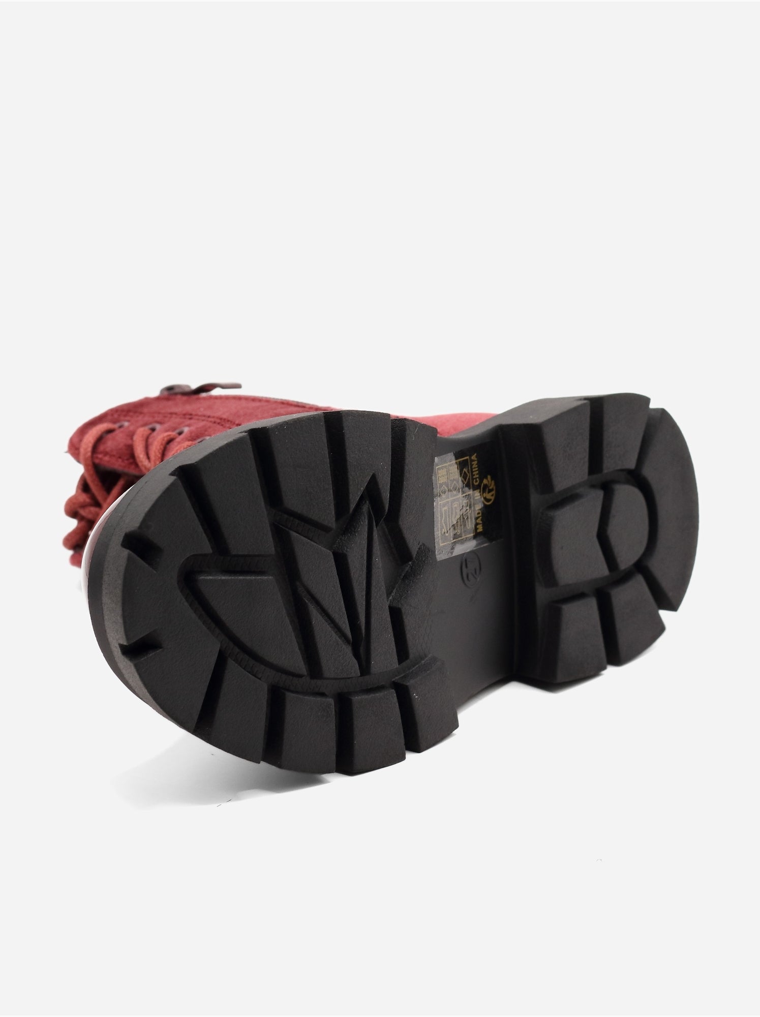 Bottines à motifs - Rouge