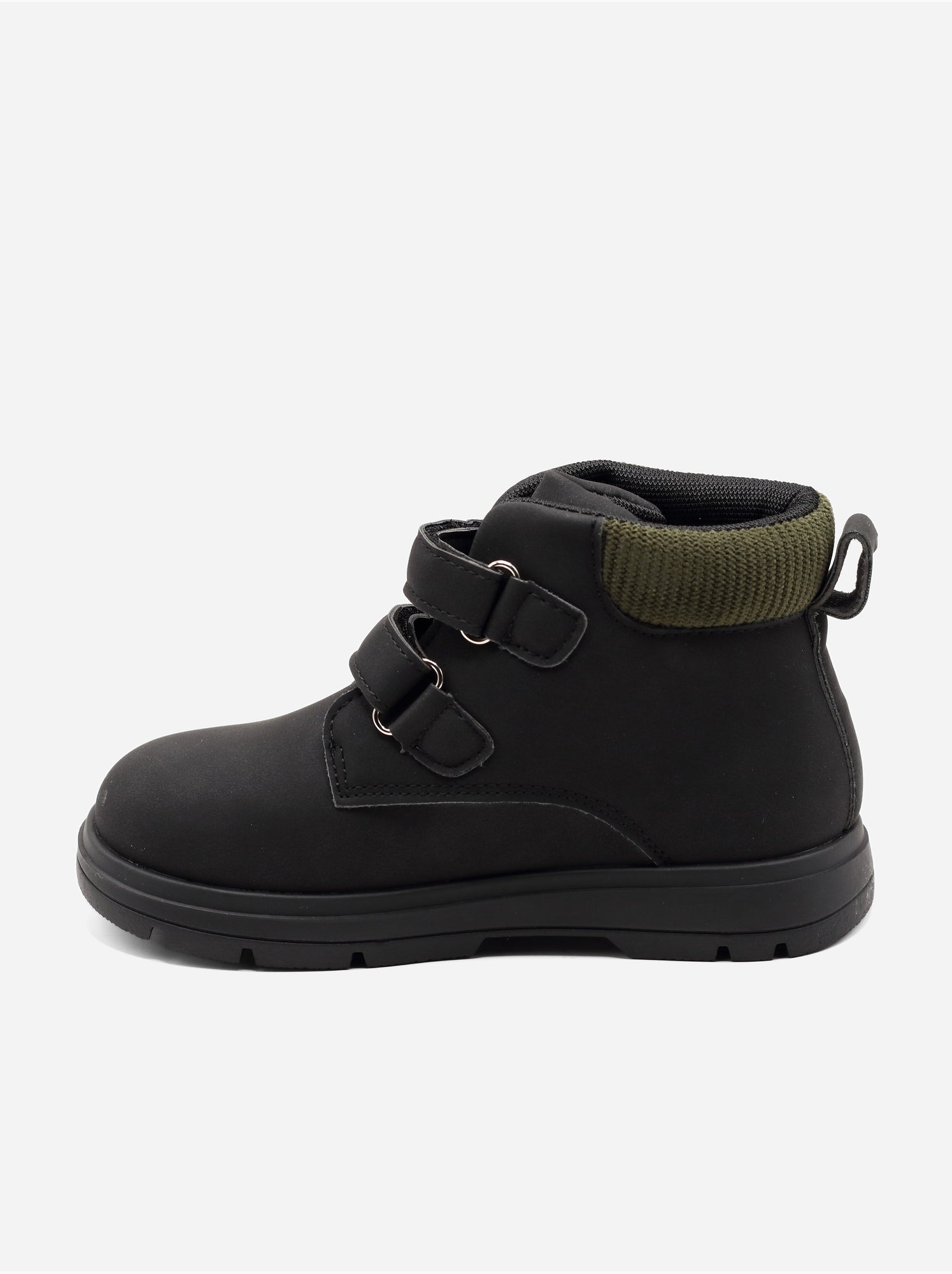 Bottines à scratchs - Noir