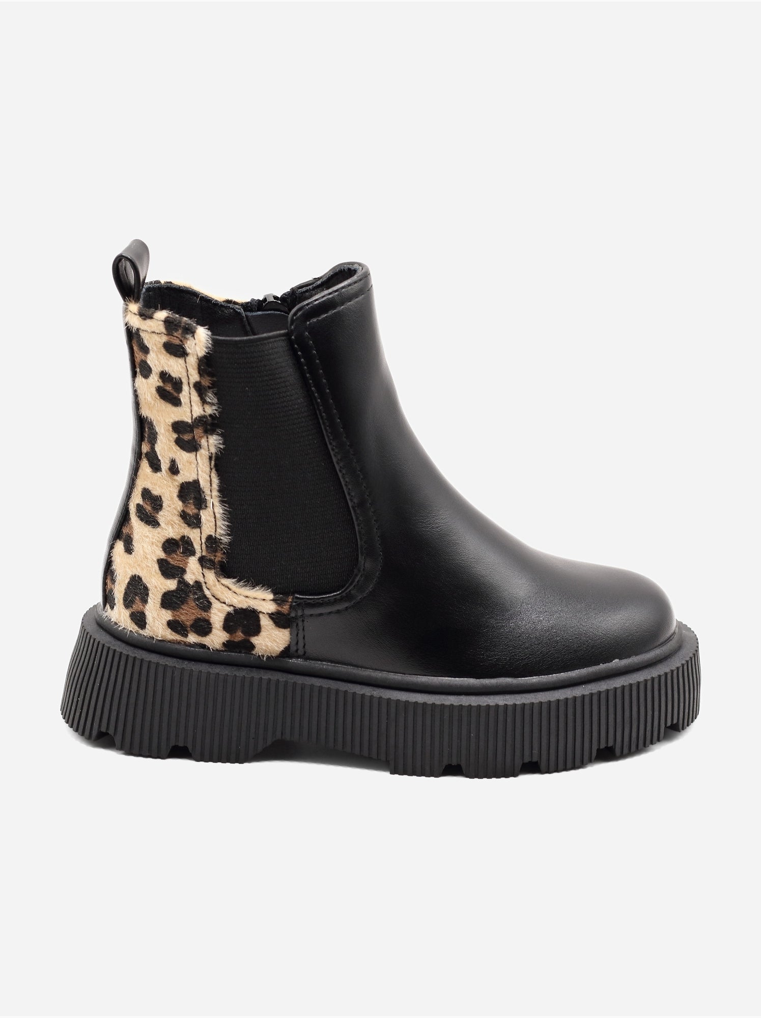 Bottines à semelle épaisse - Noir